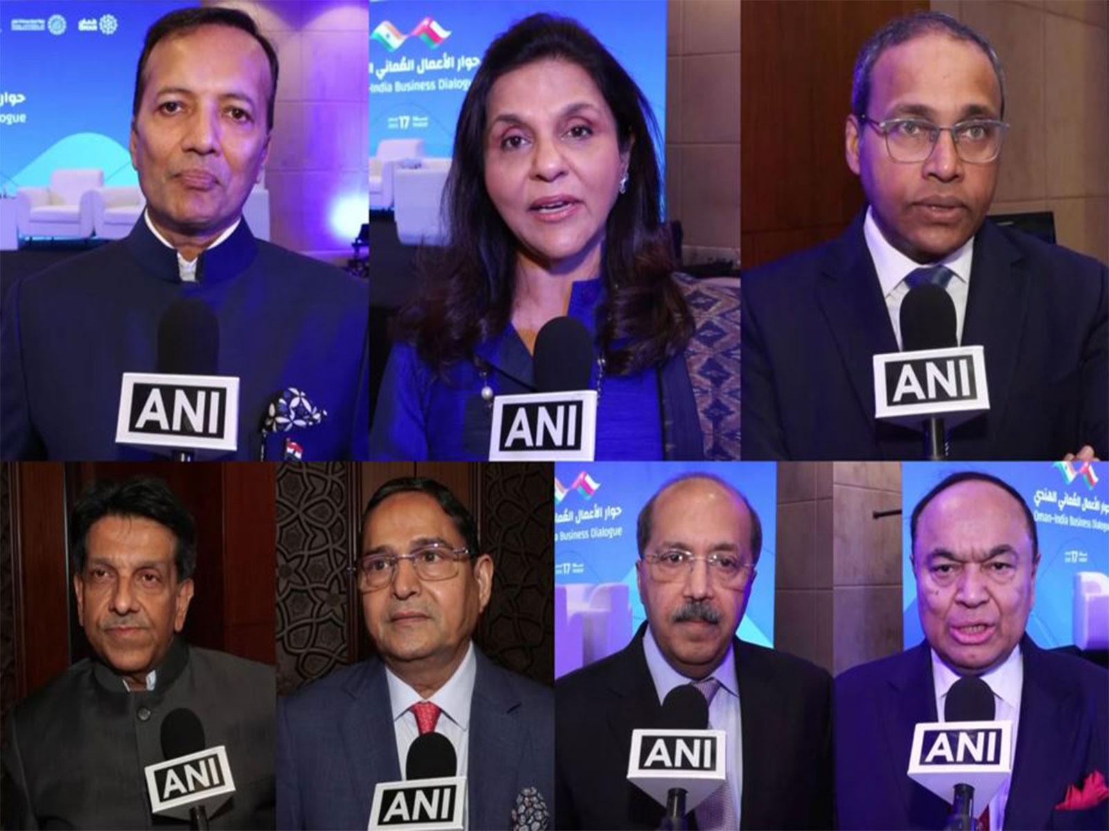 Indian business leaders (Images: ANI)