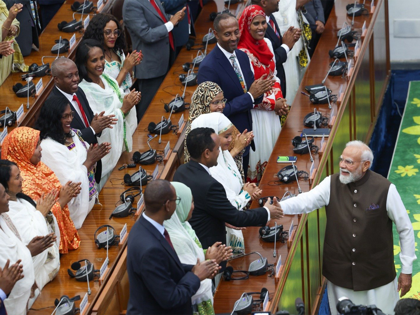 Prime Minister Narendra Modi receives 90 seconds standing ovation in Ethiopian Parliament. (Photo: X/@narendramodi)