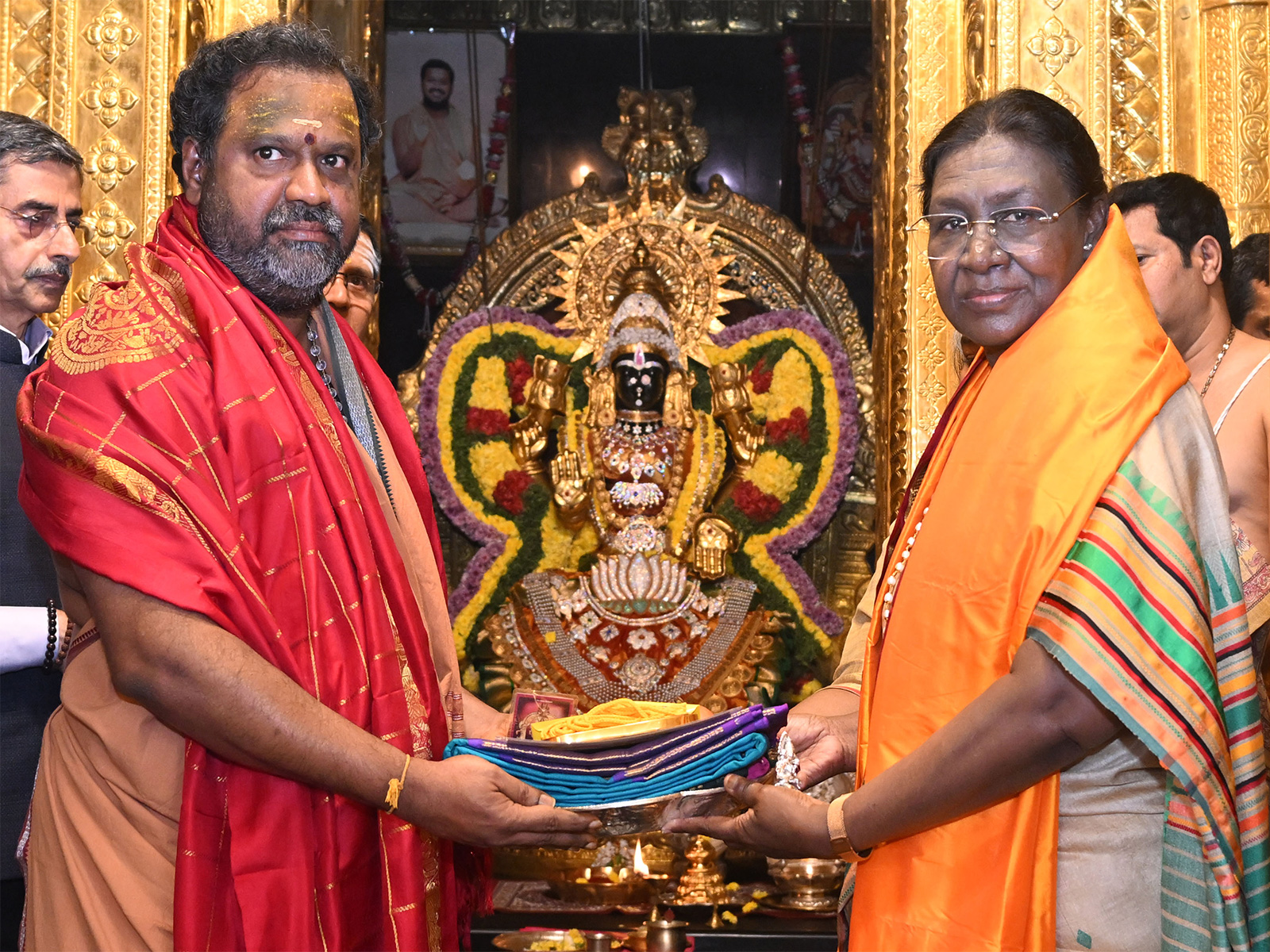 President Droupadi Murmu performs darshan, aarti at Golden Temple in Vellore (Photo/ANI)