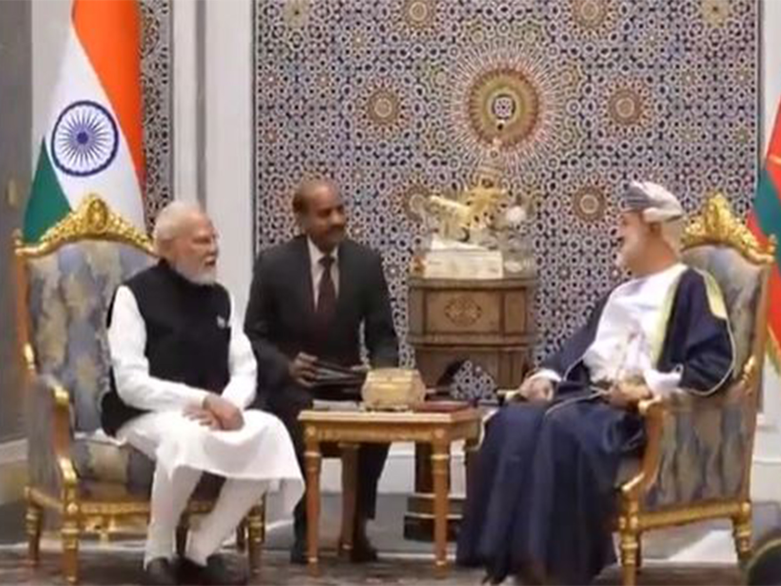 PM Modi with Sultan Haitham bin Tariq Al Said (Photo/ANI)