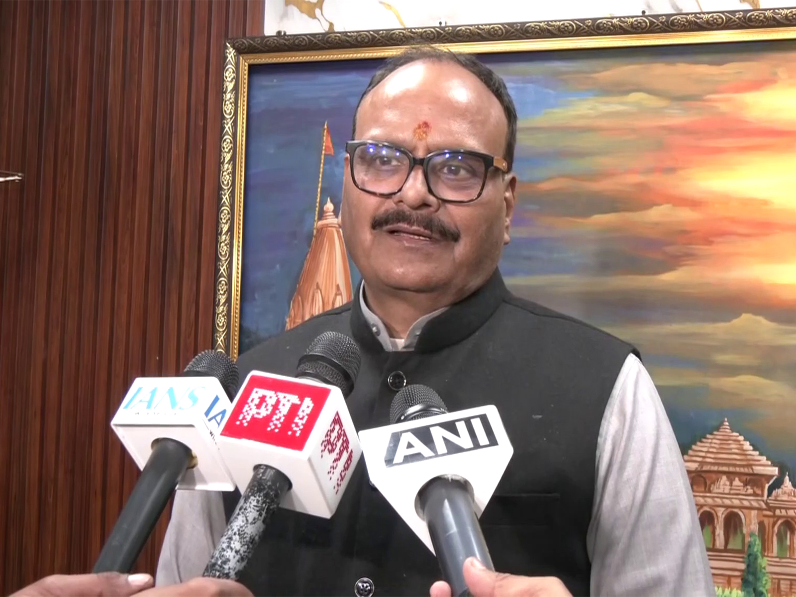 Uttar Pradesh Deputy Chief Minister Brajesh Pathak (Photo/ANI)