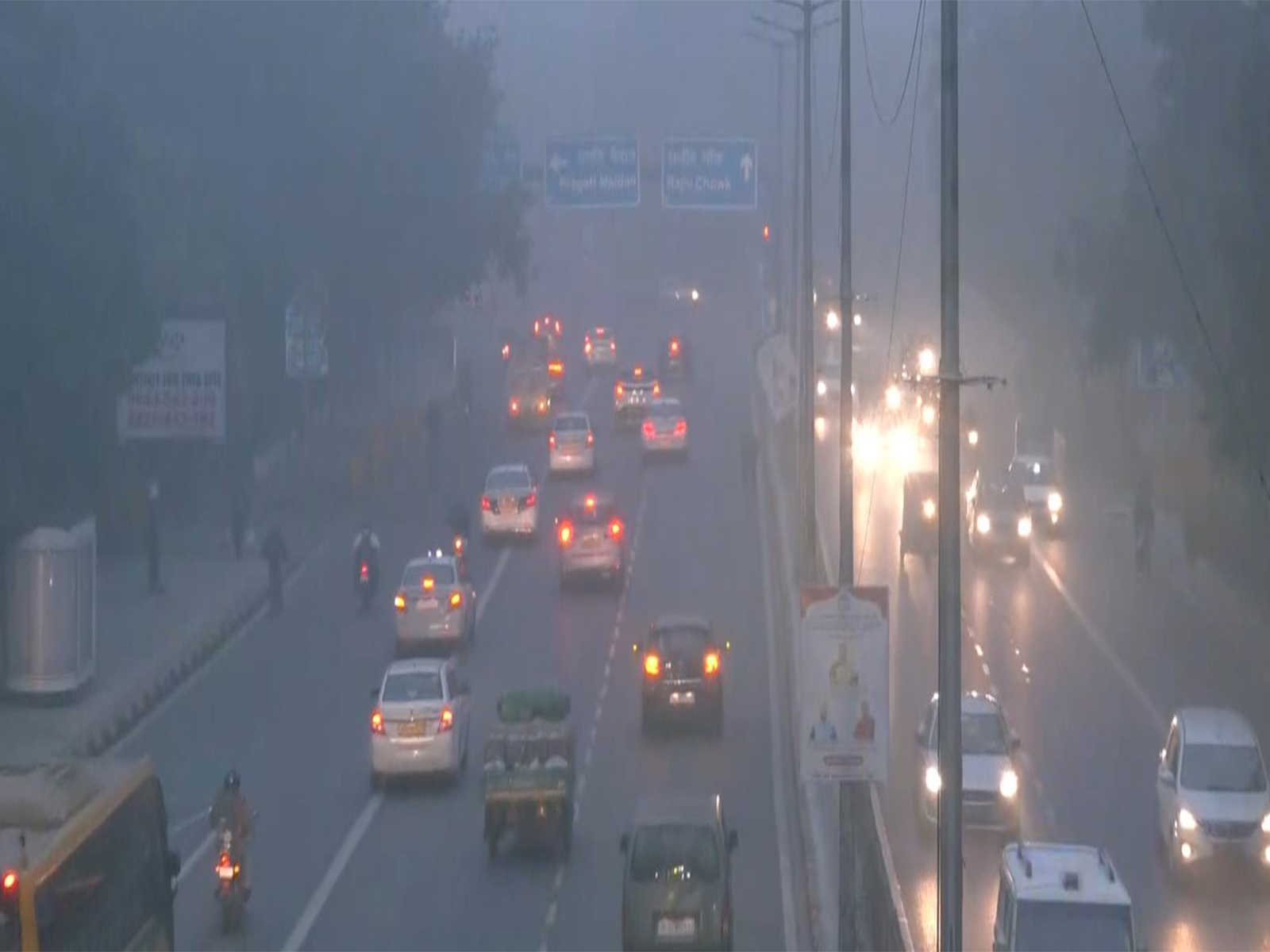 Thick smog engulfs ITO (Photo/ANI)