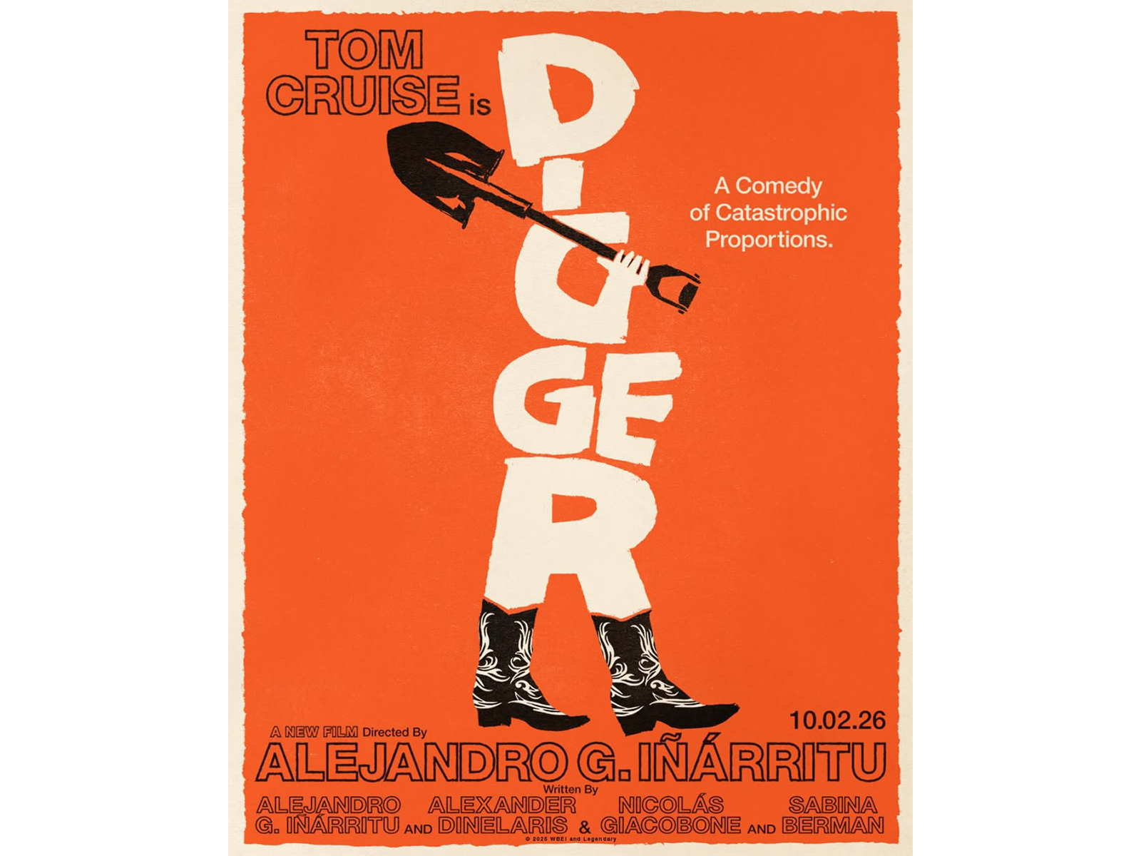 Digger poster (Photo/Instagram@tomcruise)