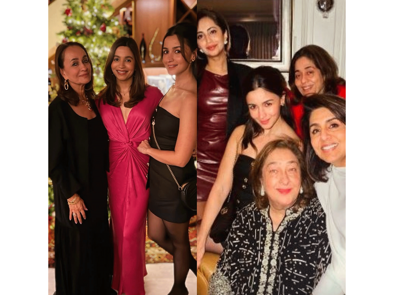 Alia Bhatt celebrates Christmas with family (Photo/Instagram@shaheenb@alekhaadvanijain) Alia Bhatt celebrates Christmas with family (Photo/Instagram@shaheenb@alekhaadvanijain)