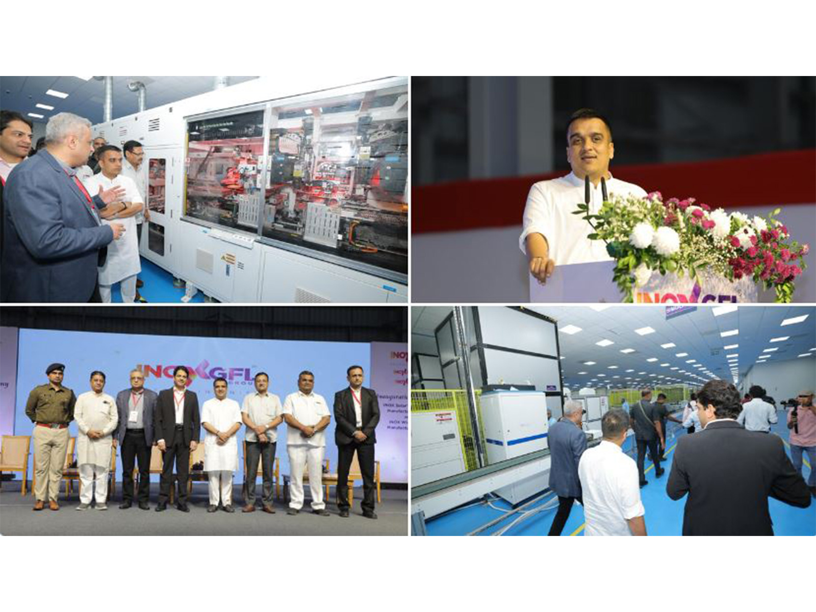 INOXGFL Group’s solar and wind manufacturing facilities inaugurated near Ahmedabad (Images: X/@sanghaviharsh)