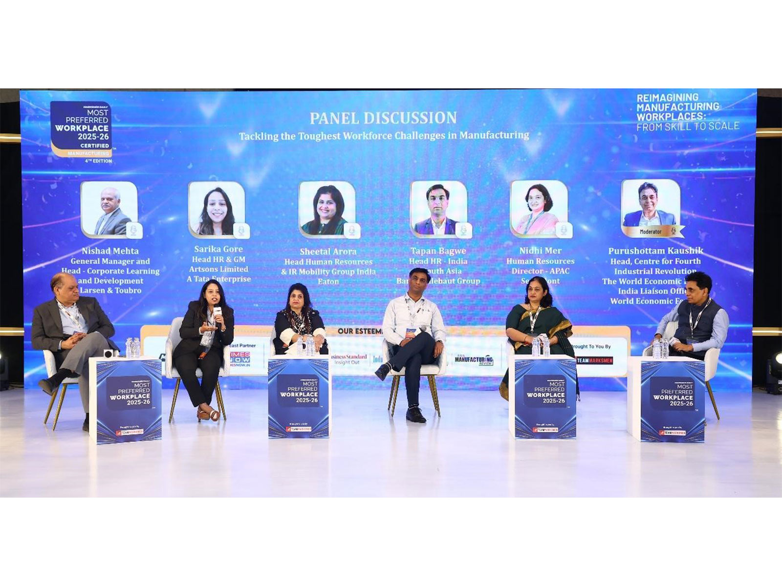 Team Marksmen Network Hosts Most Preferred Workplaces 2025–26, Bringing Together India’s Manufacturing Talent Leaders