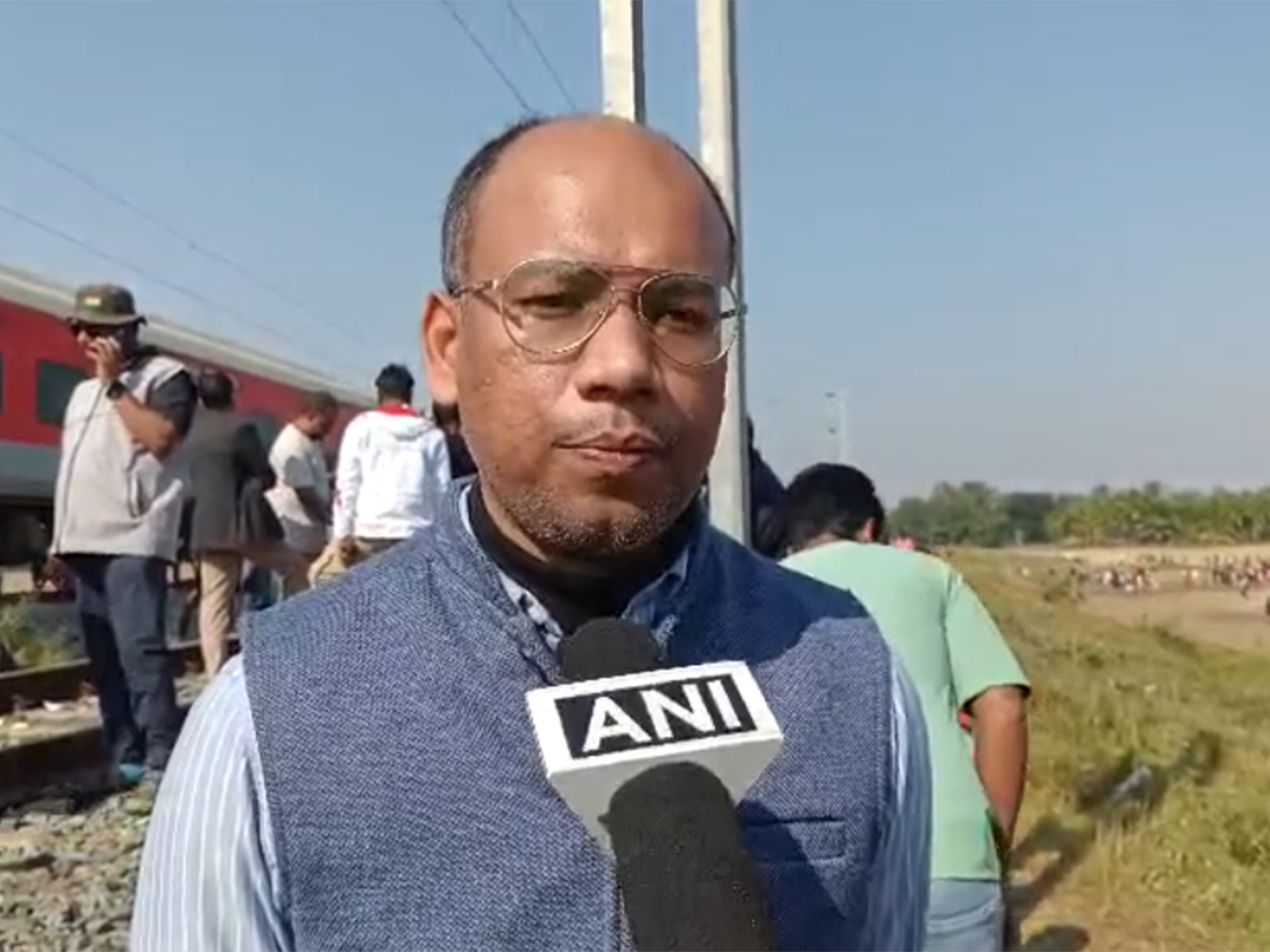 Northeast Frontier Railway Chief Public Relations Officer, Kapinjal Kishore Sharma (Photo/ANI)