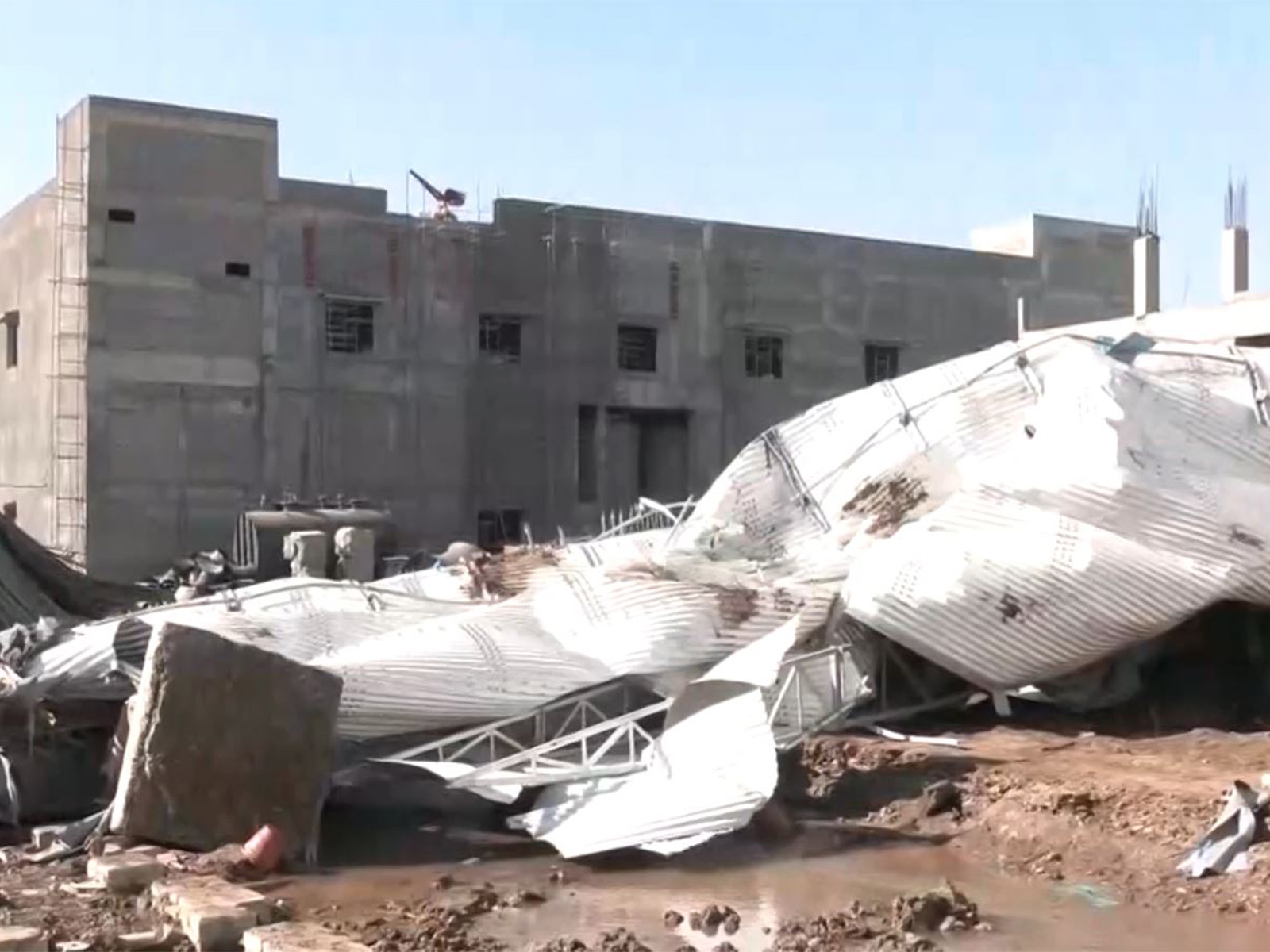 Visuals from the accident site at Nagpur (Photo/ANI)