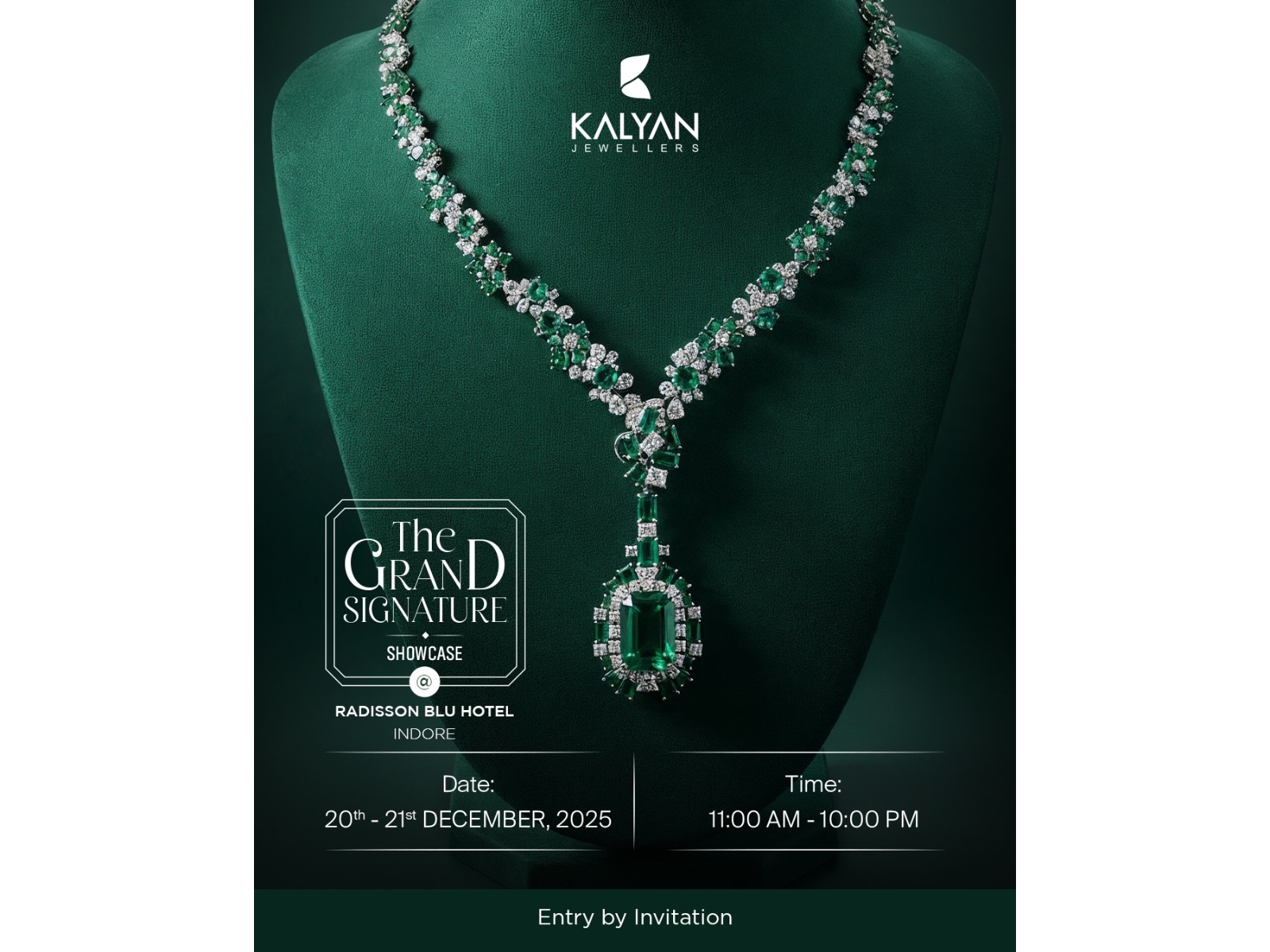 Exclusive high jewellery showcase at Radisson Blu, Indore, on 20–21 December 2025, featuring rare and exquisite creations