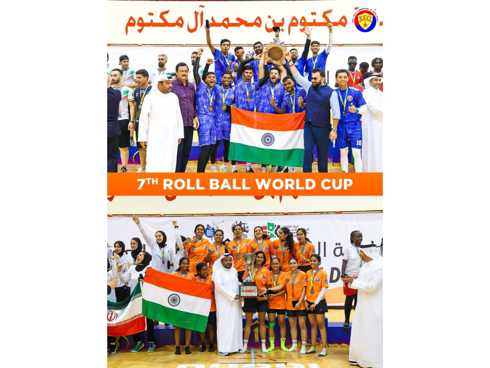 CHAMPIONS OF THE WORLD: India Sets the Roll Ball World Ablaze, Clinches Historic Glory at the 7th World Cup 2025