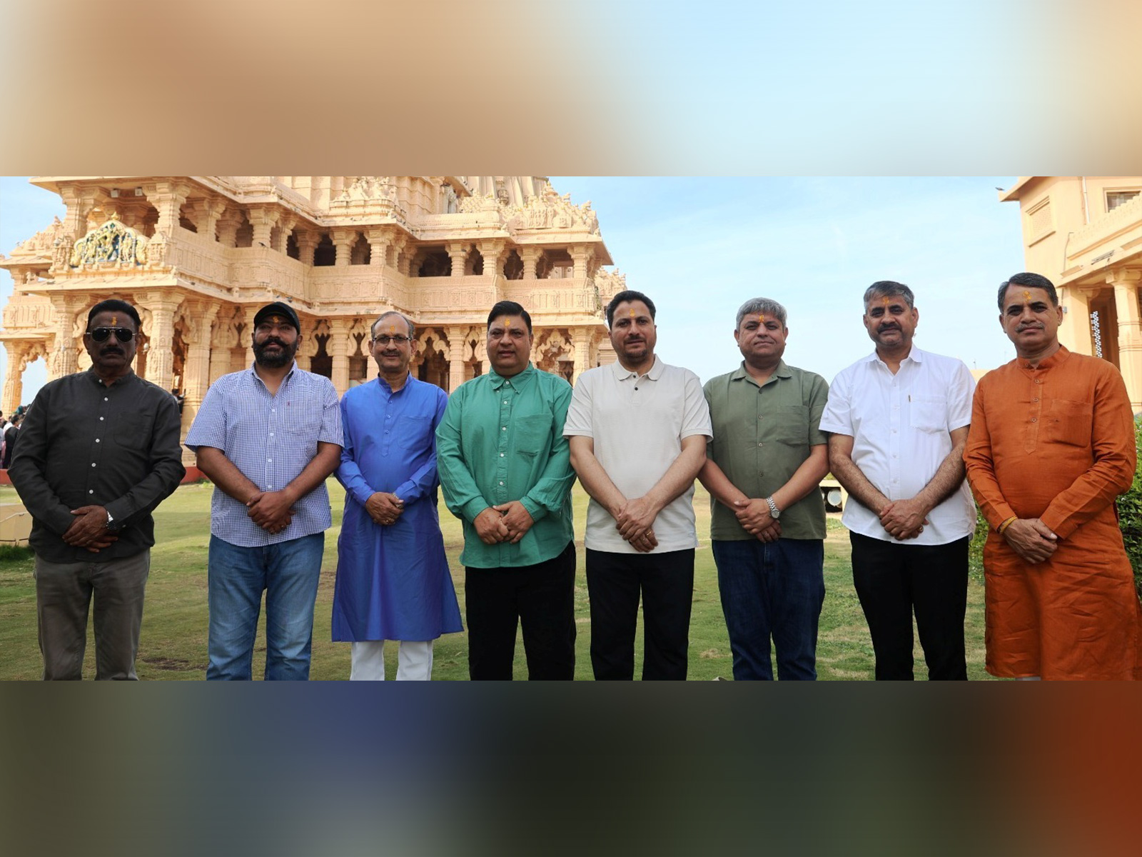 Himachal Pradesh Legislative Assembly's Estimates Committee visits Somnath Jyotirlinga in Gujarat (Photo/Hardayal Bhardwaj Joint Director and Chief Spokesperson Himachal Pradesh Assembly)