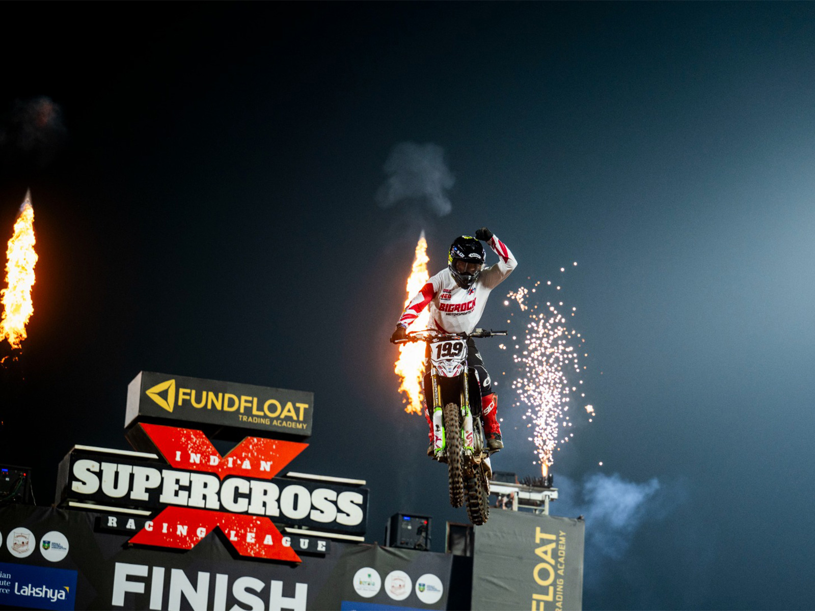 ISRL action (Photo: Indian Supercross Racing League)