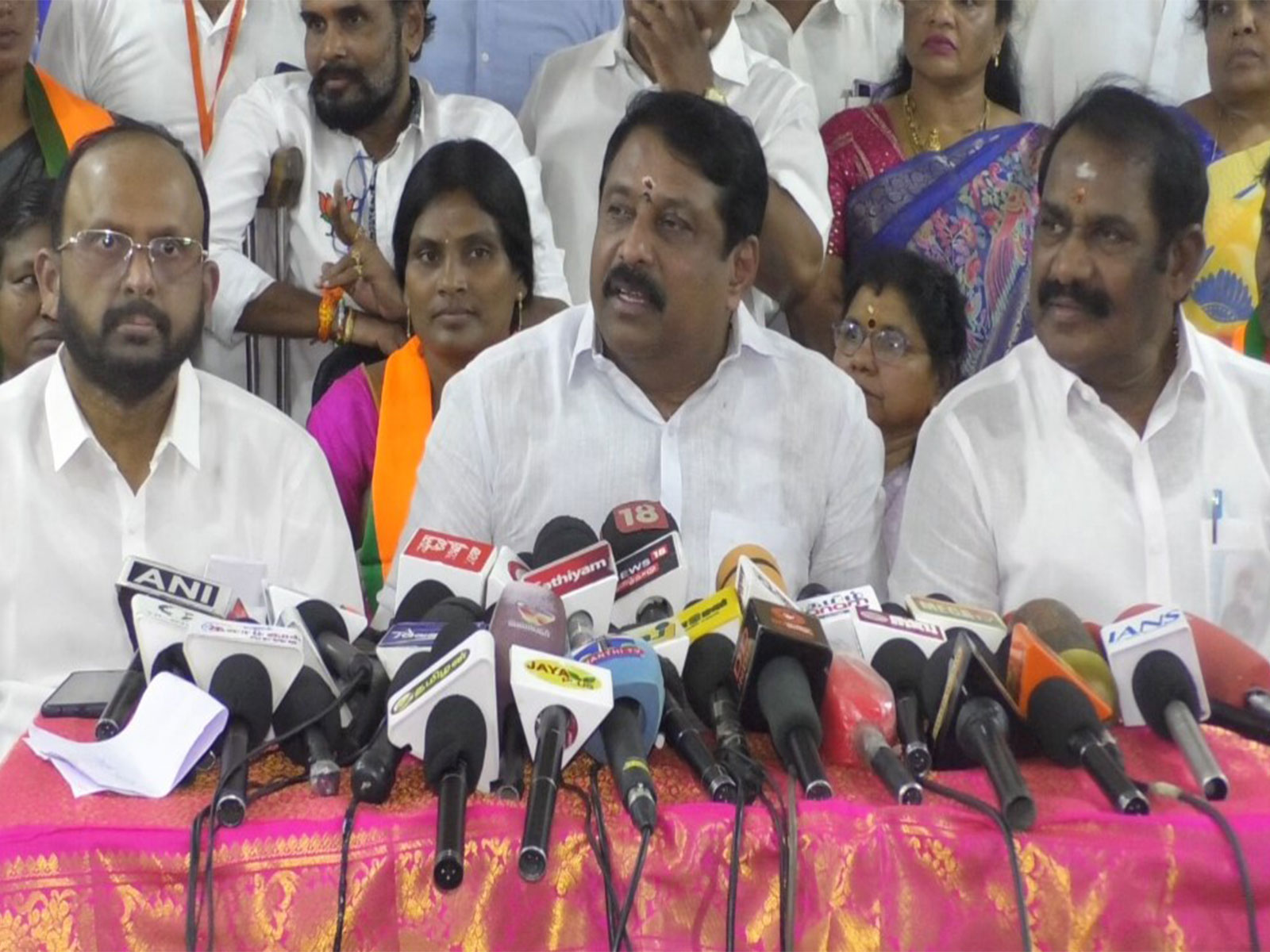 Tamil Nadu BJP State Secretary Nainar Nagendran (Photo/ANI)