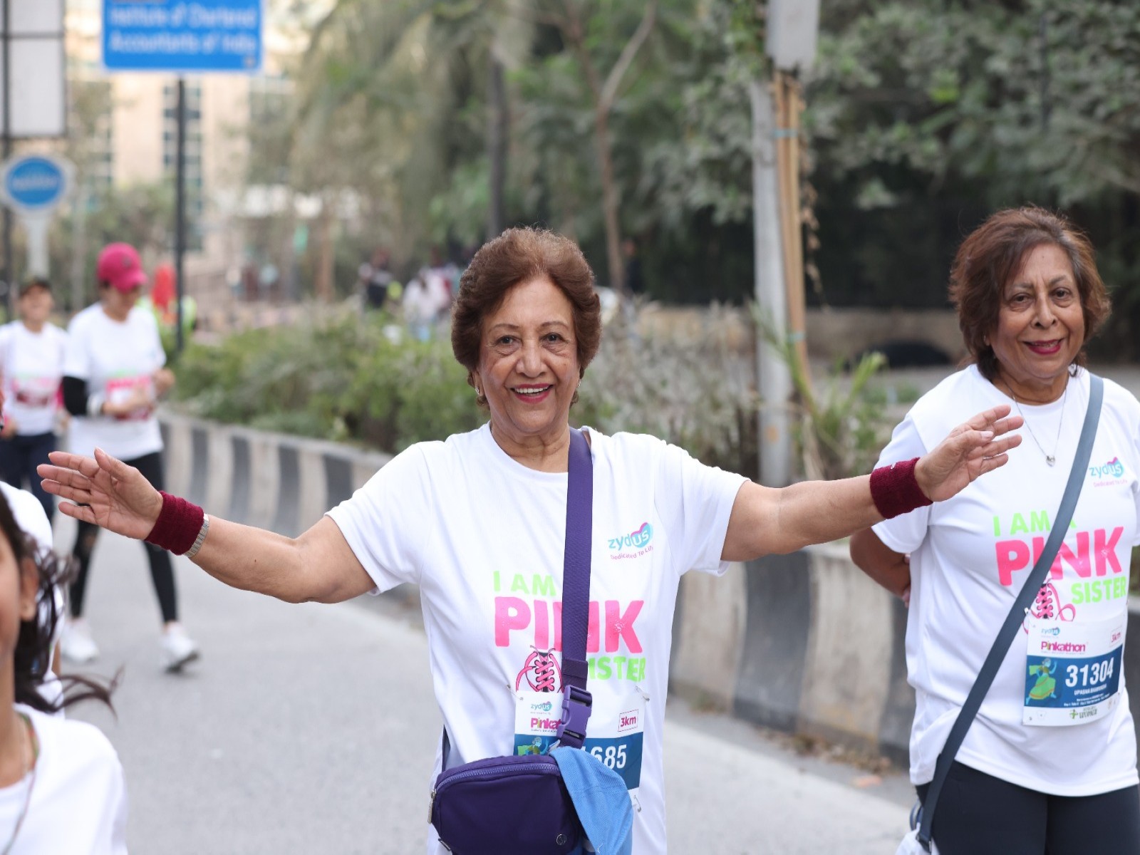 Participants running in Pinkathon (Image: Pinkathon Mumbai)