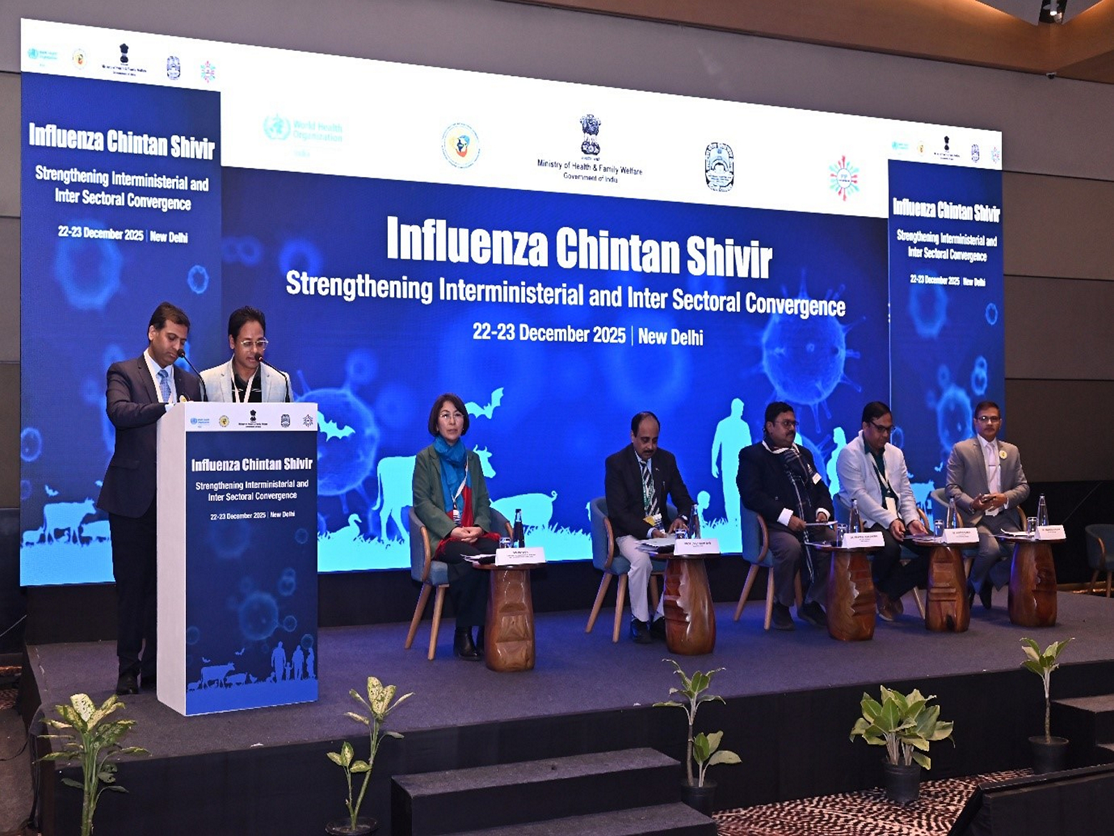 Chintan SHivir organised by MoHFW and WHO India on Influenza preparedness (Photo/ANI)