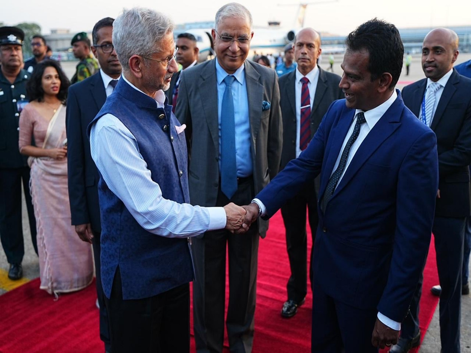 External Affairs Minister S Jaishankar arrives in Sri Lanka (Photo/X@DrSJaishankar) External Affairs Minister S Jaishankar arrives in Sri Lanka (Photo/X@DrSJaishankar)