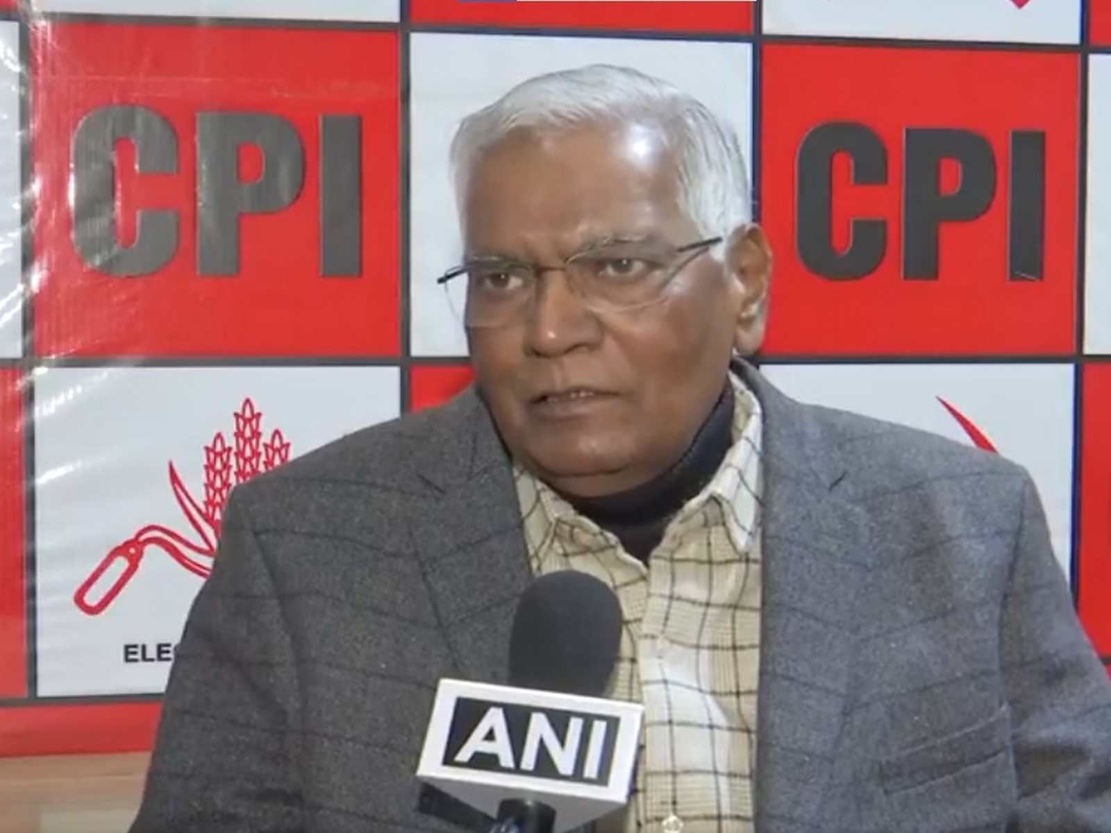 CPI General Secretary D Raja (Photo/ANI)
