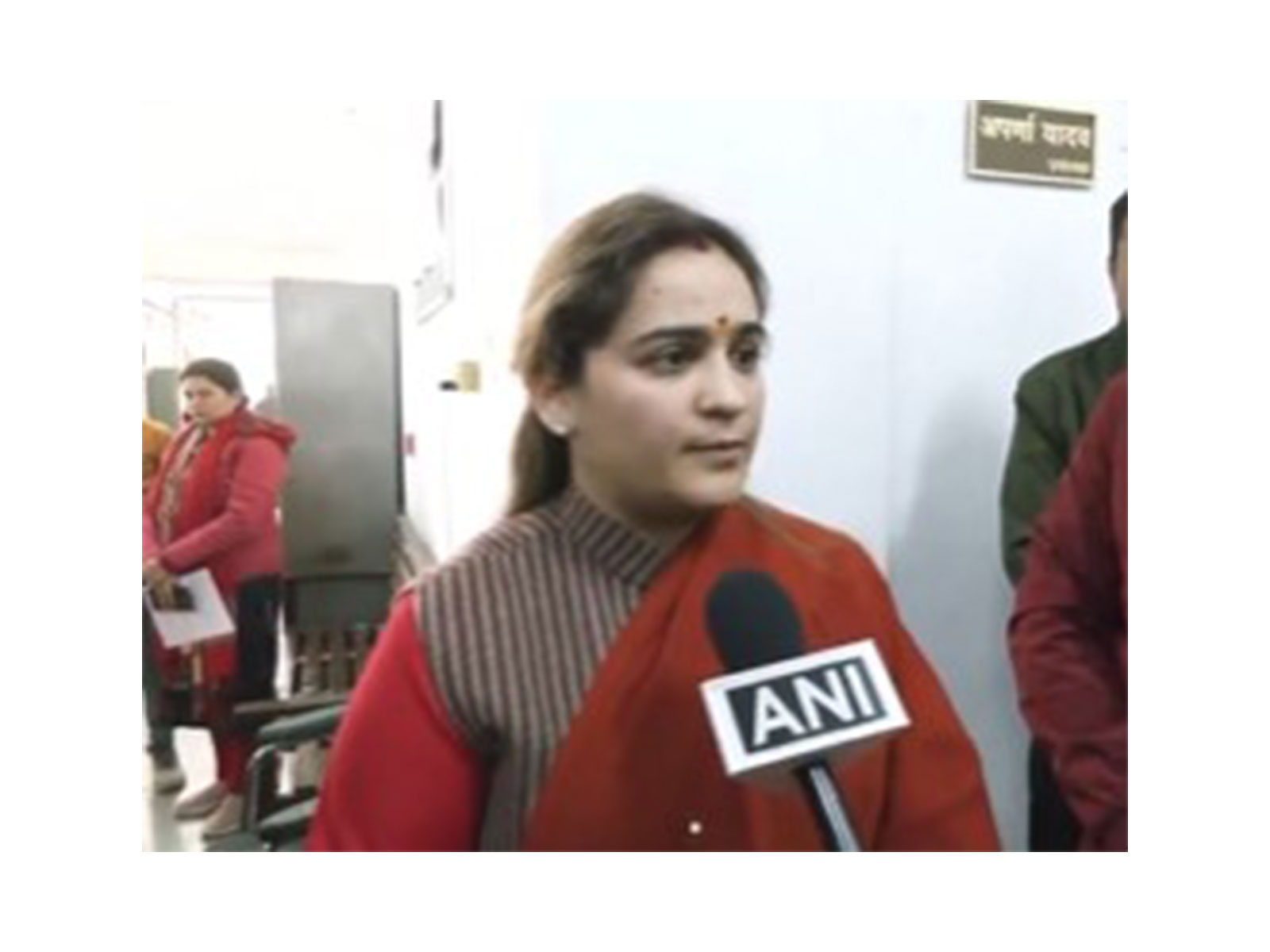 Vice-Chairperson of the Uttar Pradesh State Women’s Commission, Aparna Yadav (Photo/ANI)