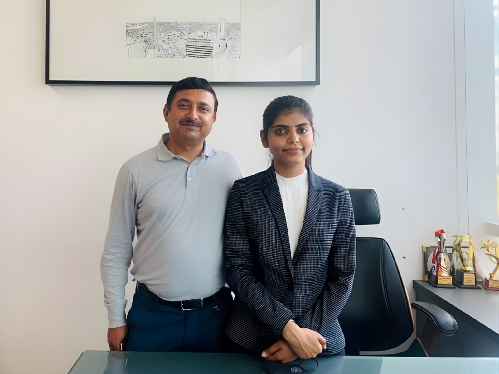 CA Jambukeswaran Jambukeswaran, Managing Director & CEO, and Leesha Arya, COO & Co-founder, JJ TAX, highlighting the company’s decade-long vision powered by Uniqey.