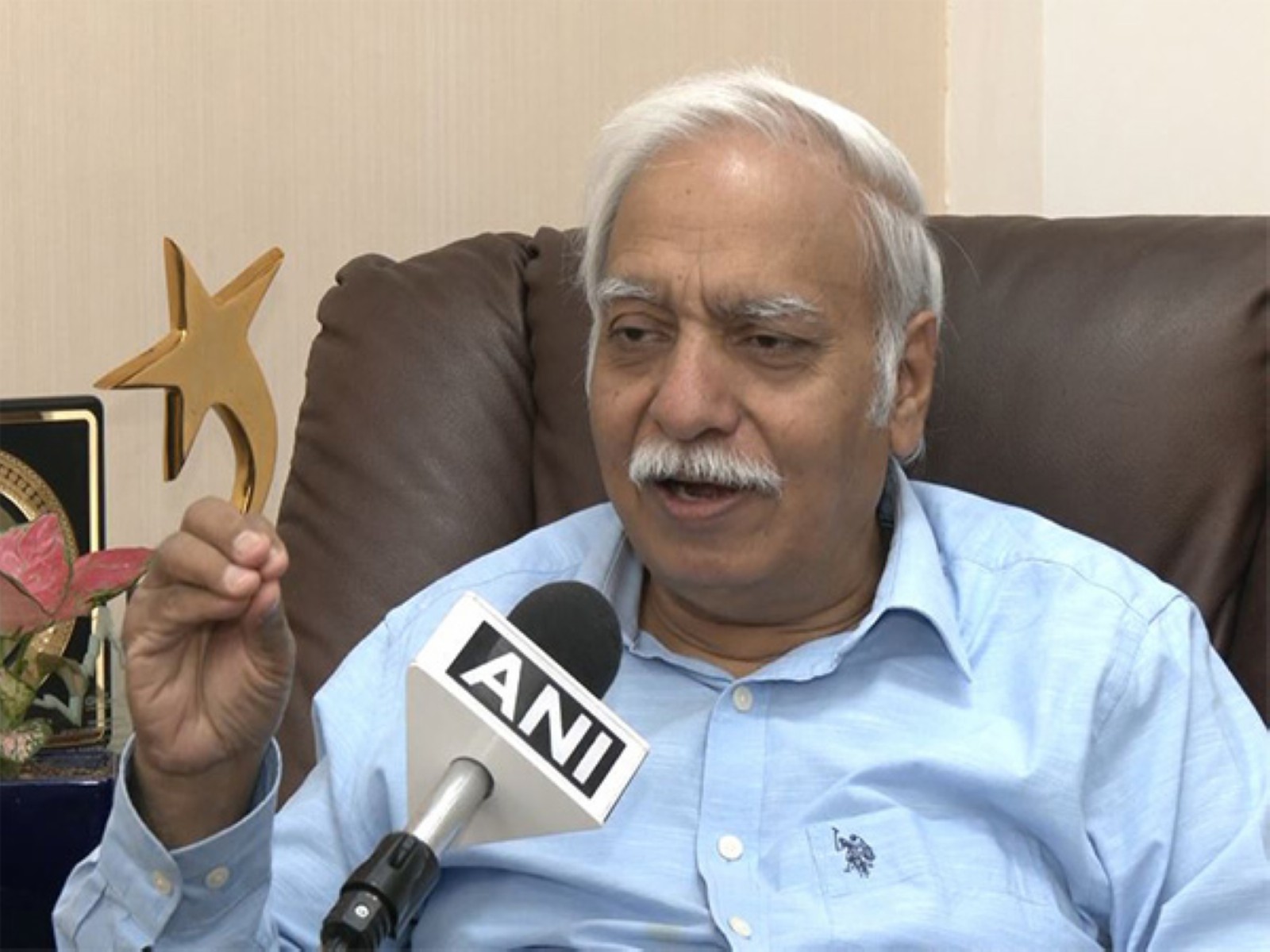 Vice Chancellor of Indian Institute of Foreign Trade (IIFT) Professor Rakesh Mohan Joshi (Image: ANI)