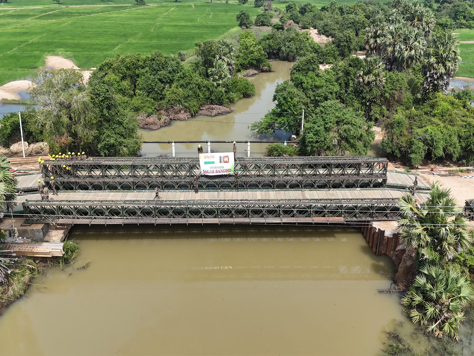 India installs 120-foot bailey bridge in Sri Lanka’s Kilinochchi District (Photo/X@DrSJaishankar)