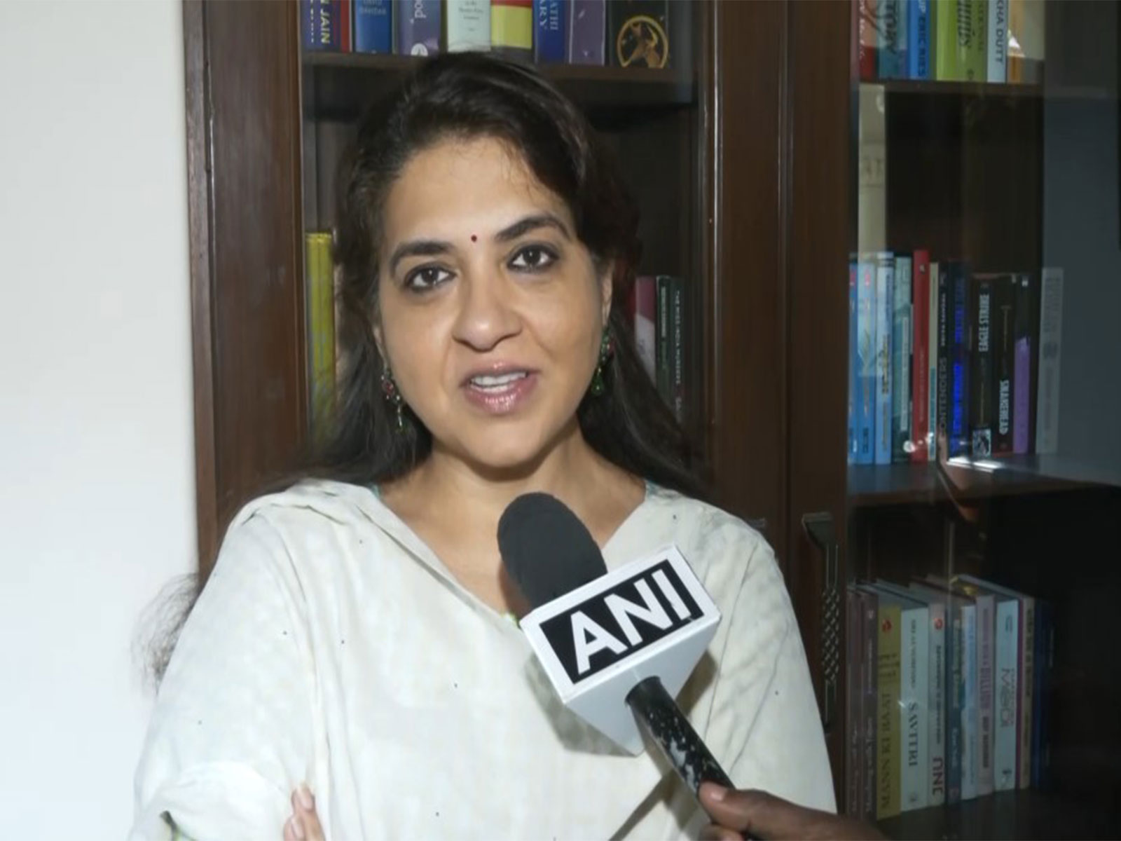 Shiv Sena leader Shaina NC (Photo/ANI)