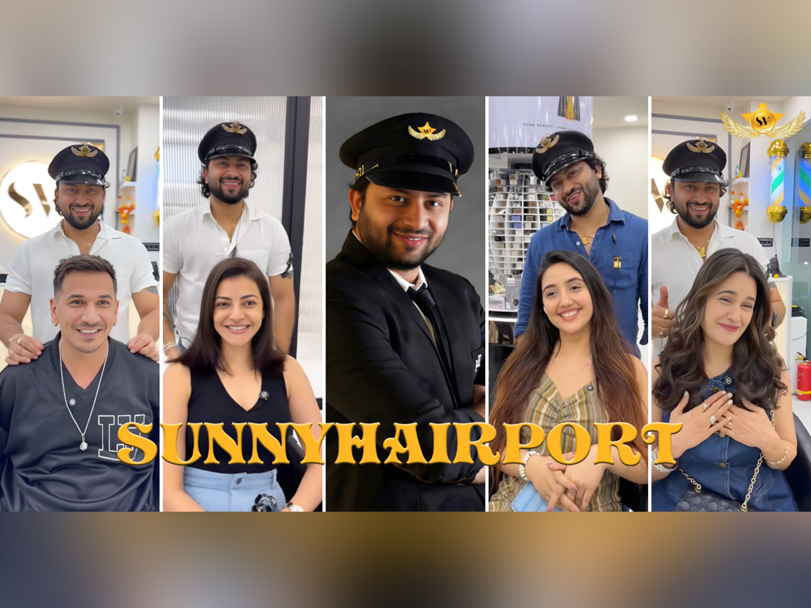 Sunny Verma, Founder of Sunny Hairport, reflecting the brand’s strong presence in the glamour industry