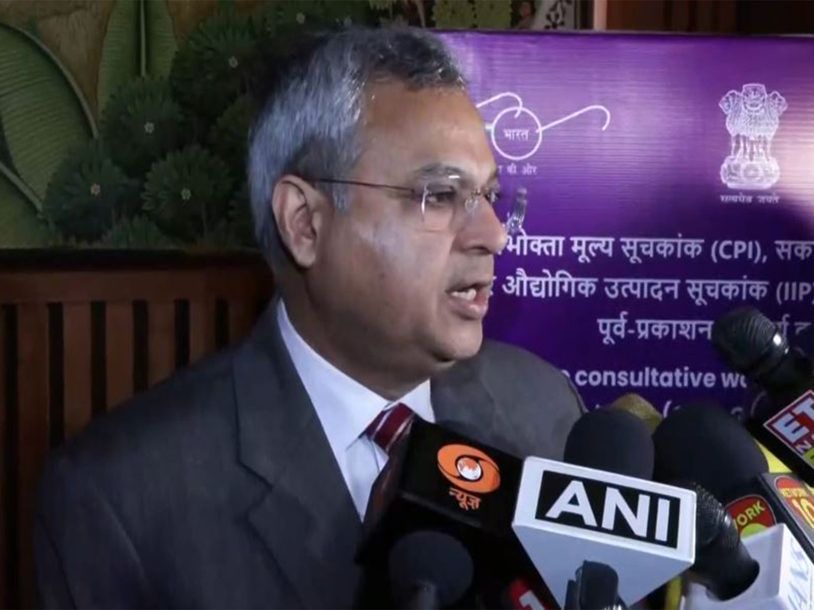 Saurabh Garg, Secretary, Ministry of Statistics and Programme Implementation (MoSPI). (Photo: ANI)