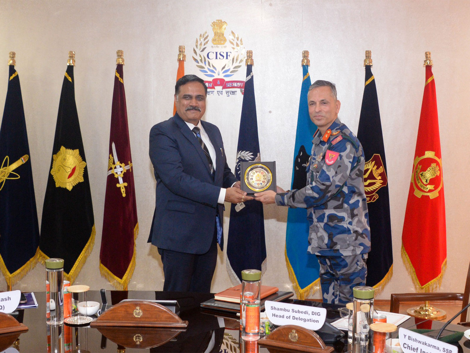 CISF organises study programme for Nepal Armed Police Force officers (Photo/CISF) CISF organises study programme for Nepal Armed Police Force officers (Photo/CISF)