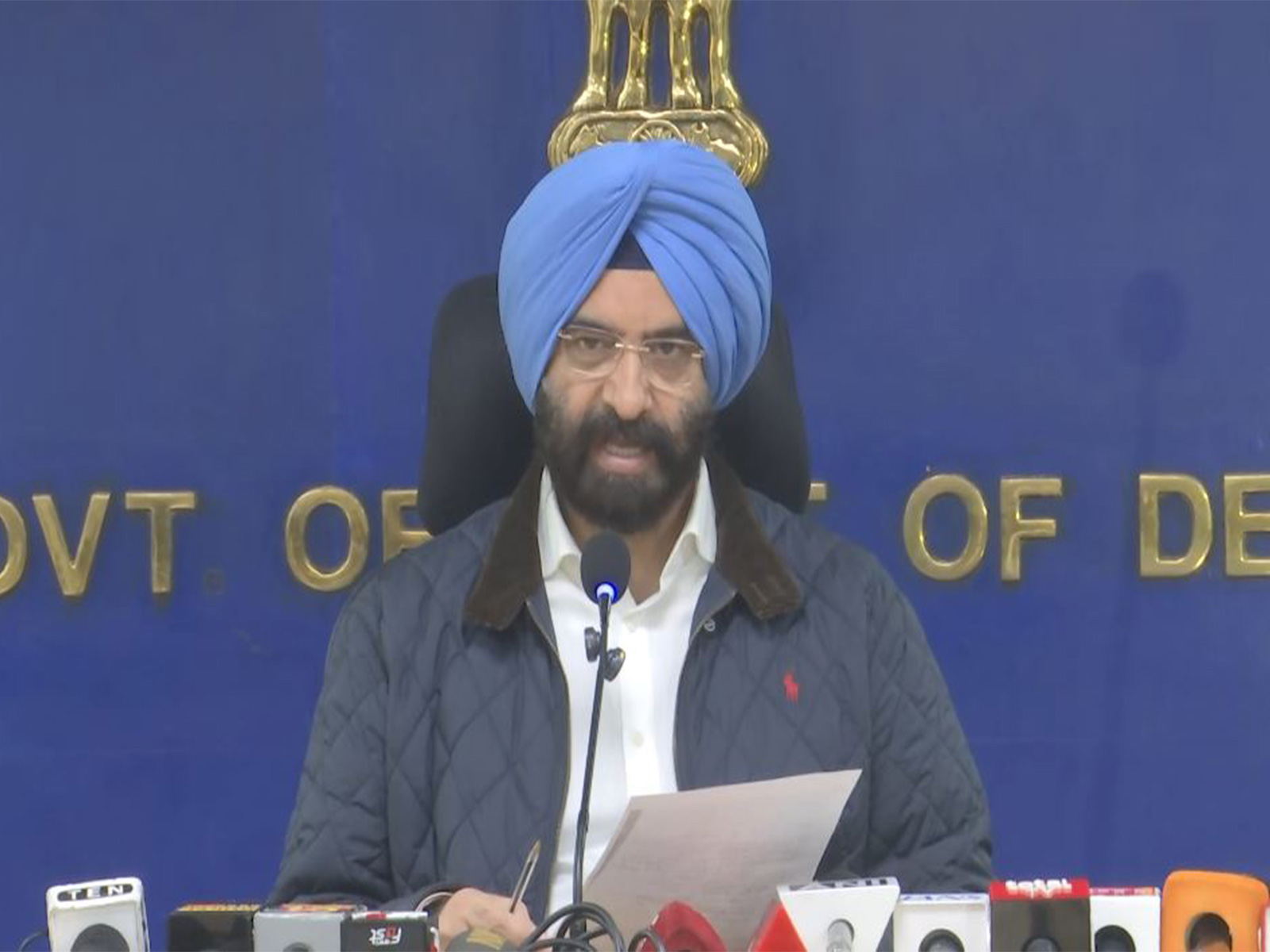 Delhi Minister Manjinder Singh Sirsa (File Photo/ANI)