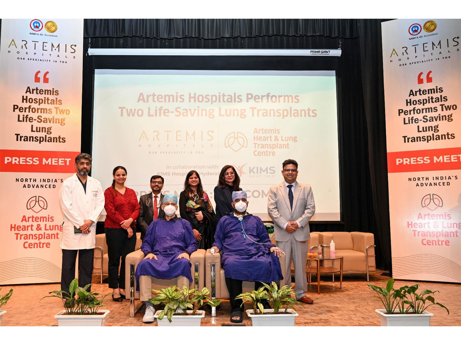 Treating both an international and an Indian patient, Artemis Hospitals demonstrates leadership in lung transplantation