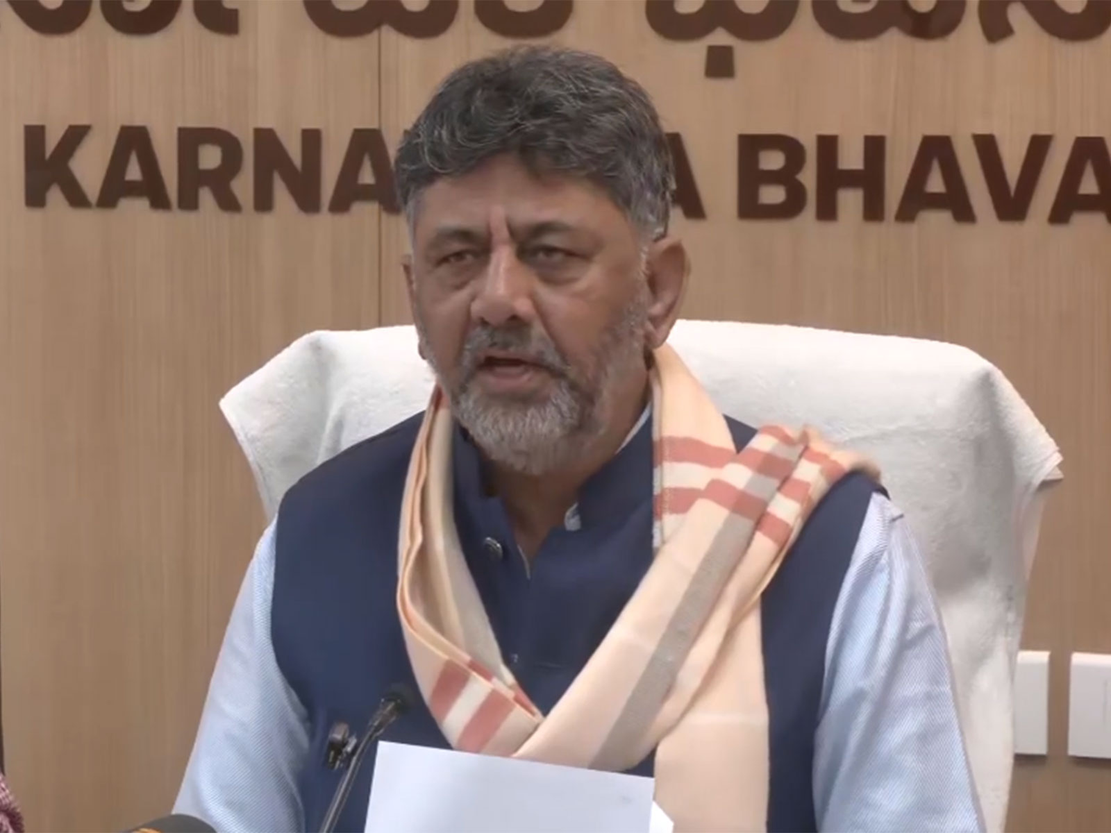 Karnataka Deputy CM DK Shivakumar in New Delhi (Photo/ANI)