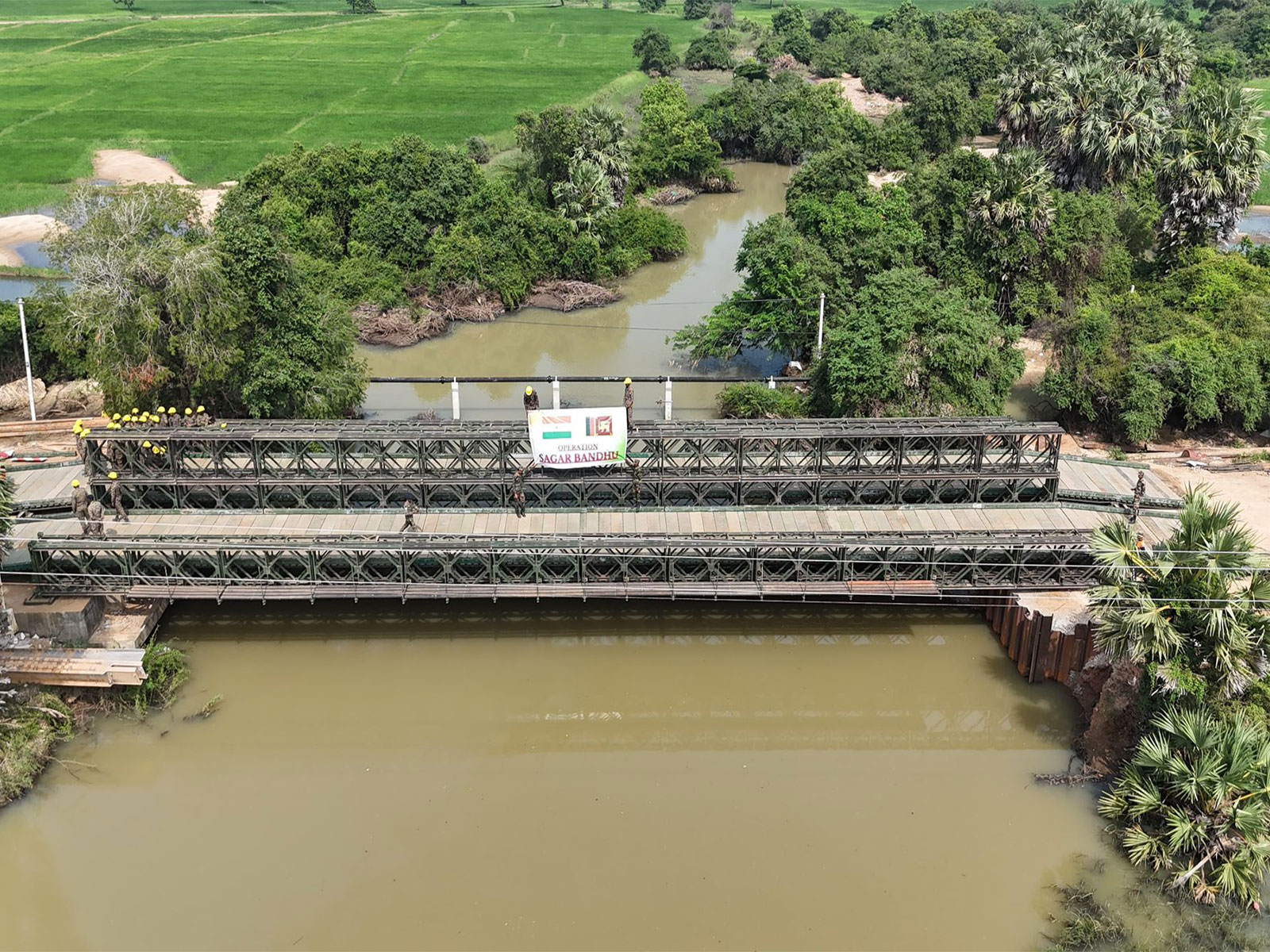 India installs 120-foot bailey bridge in Sri Lanka’s Kilinochchi District (Photo/X@DrSJaishankar)