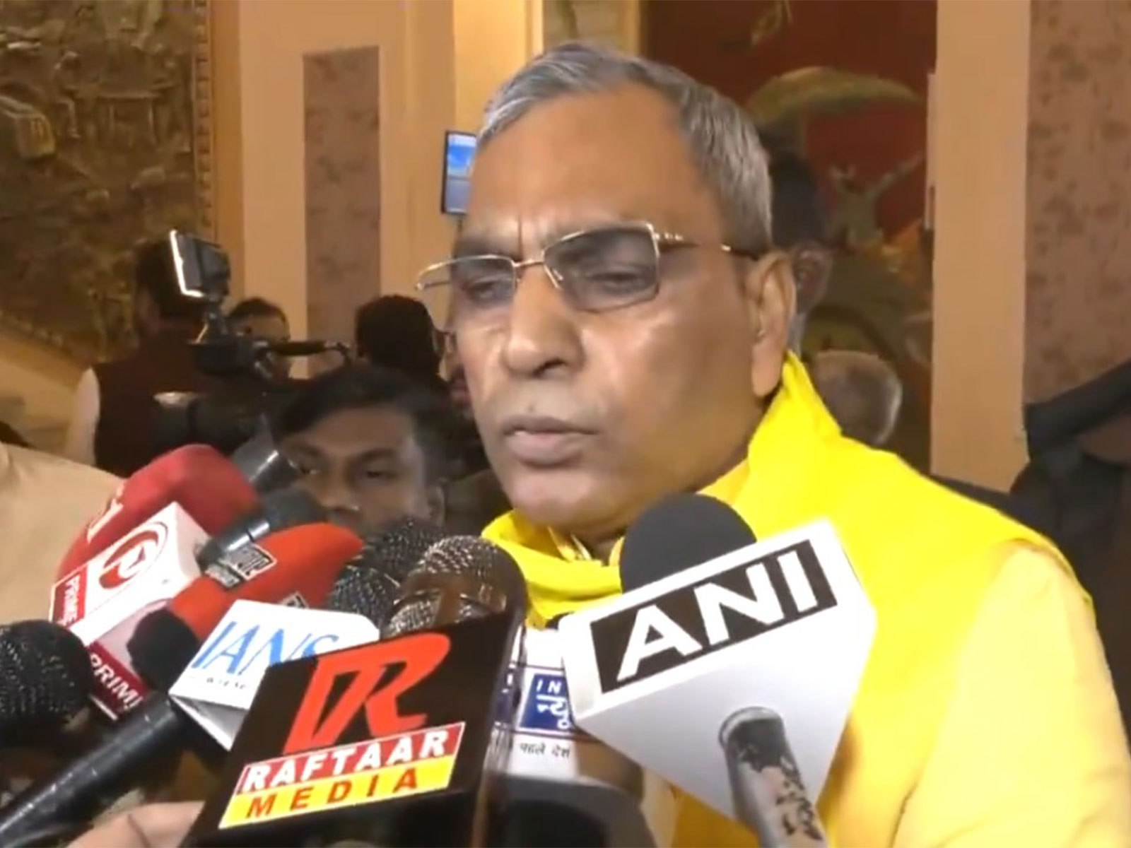 Uttar Pradesh Minister Om Prakash Rajbhar (Photo: ANI)