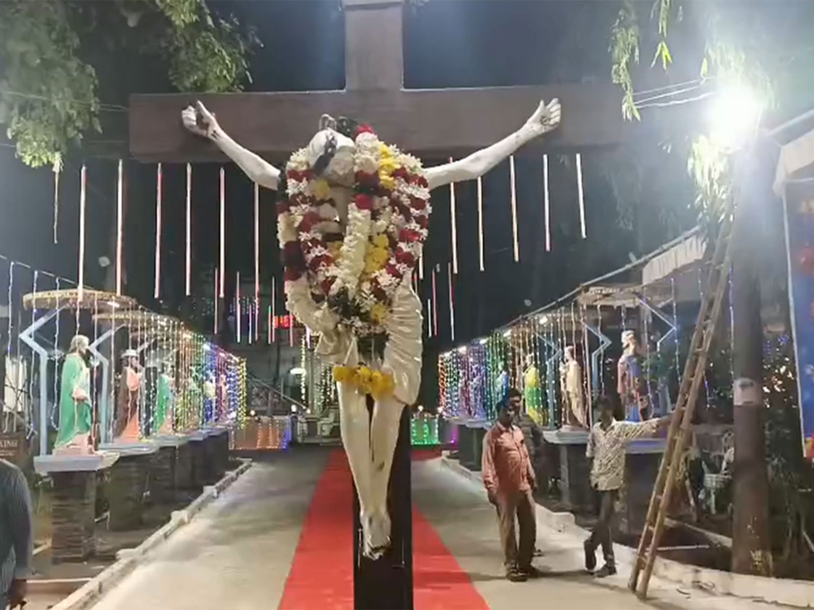 Christmas celebration in Nellore, Andhra Pradesh (Photo/ANI)