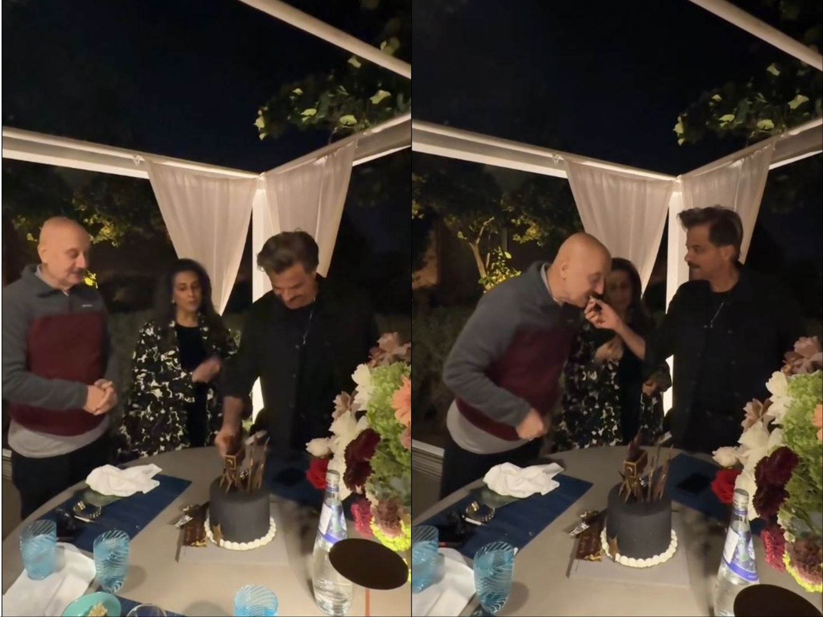 Anupam Kher at Anil Kapoor's birthday bash (Photo/Instagram@anupampkher)