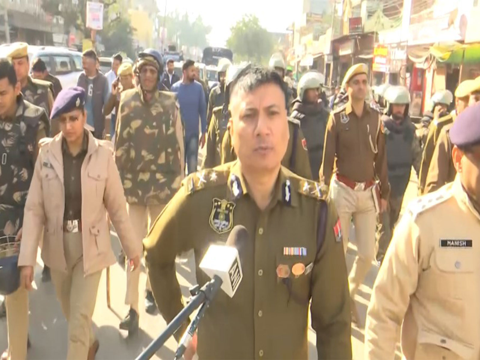 Jaipur Special Police Commissioner Rahul Prakash after stone-pelting incident in Jaipur's Chomu area. (Photo/ANI)