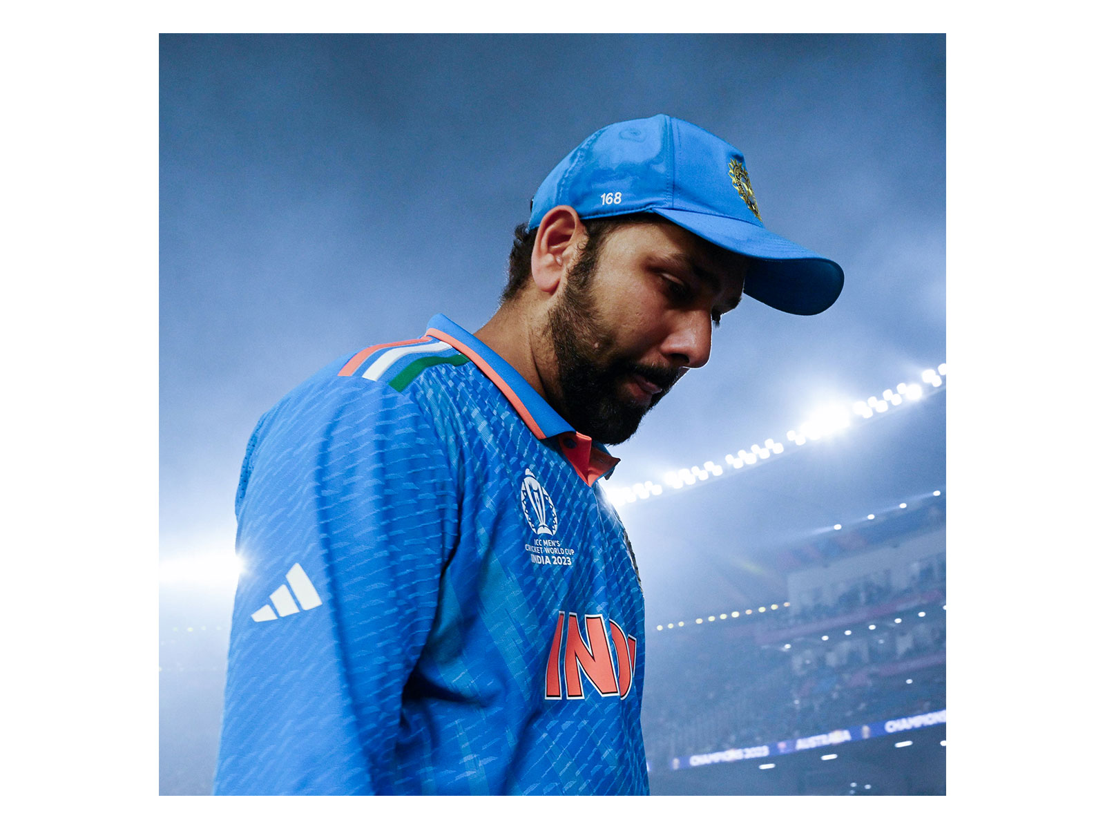 Indian skipper Rohit Sharma after losing the 2023 WC final. (Photo: ANI)