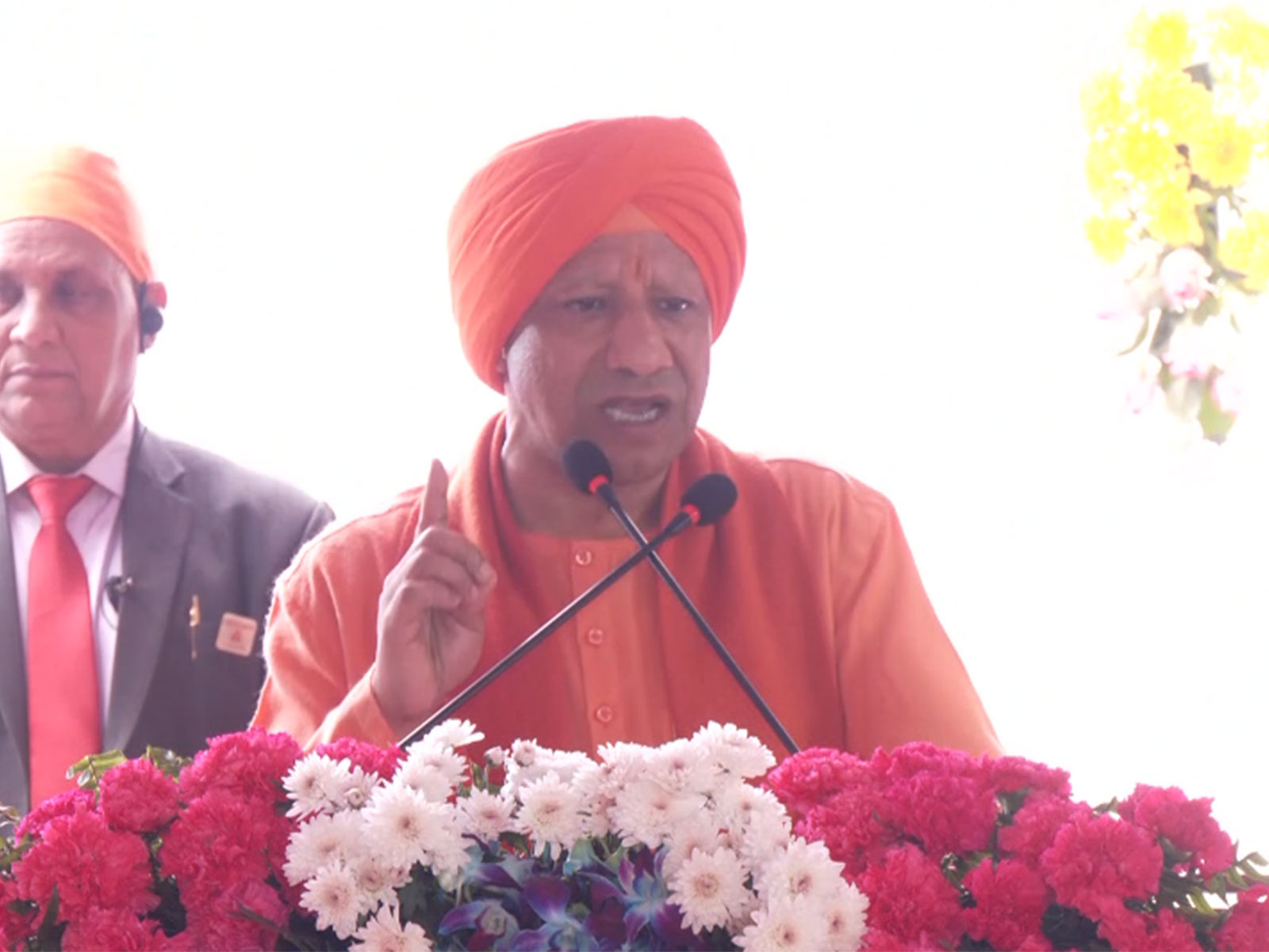 UP CM Yogi Adityanath pays tribute to martyred sons of Guru Gobind Singh on Veer Baal Diwas (Photo/ANI)