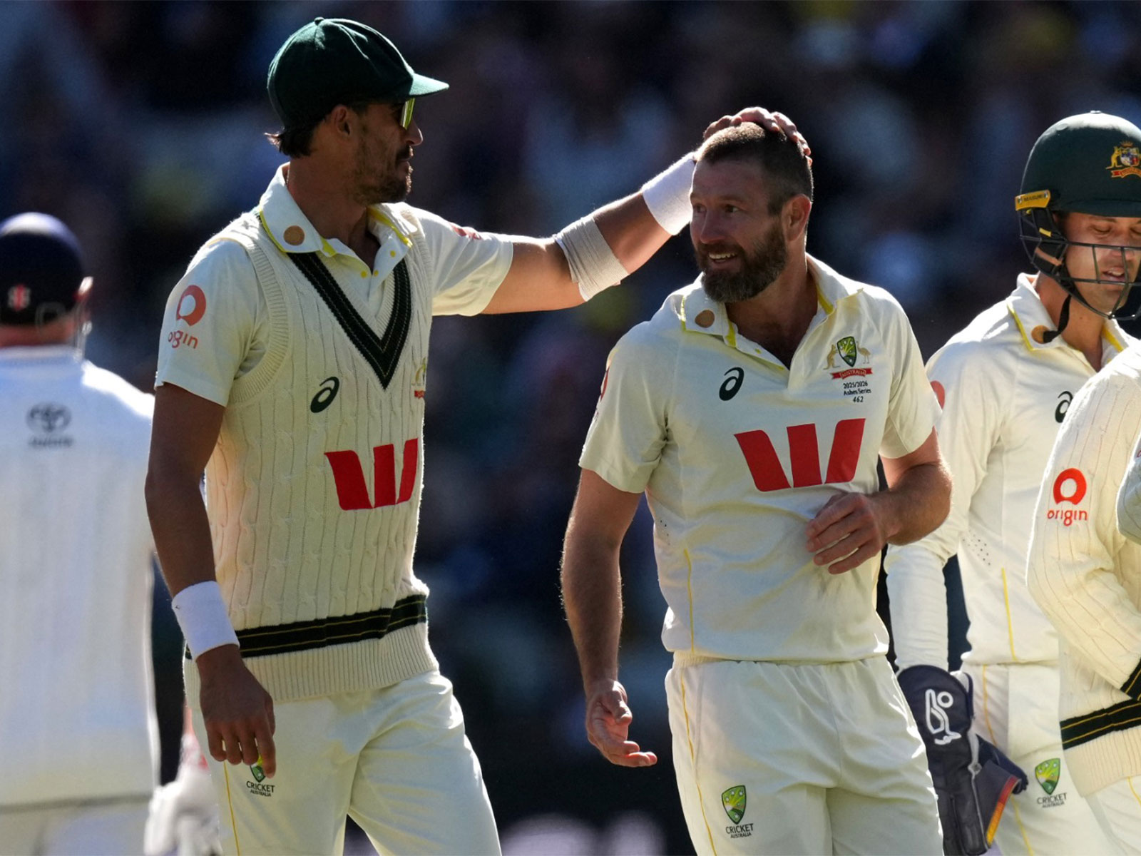 Michael Neser celebrating a wicket. (Photo: Reuters)