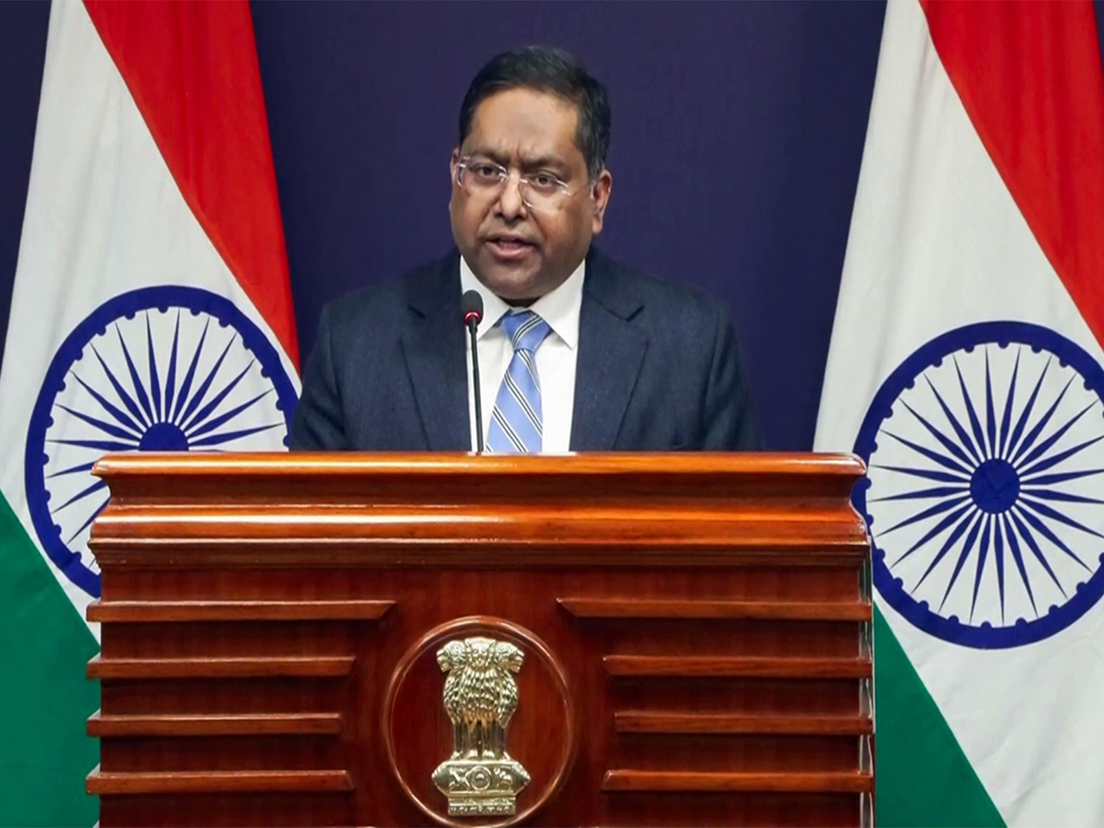 MEA Spokesperson Randhir Jaiswal. (File Photo: ANI)
