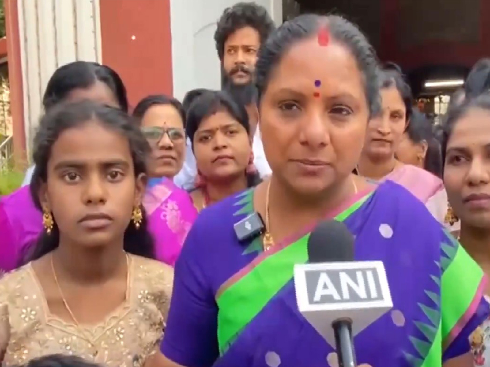 Telangana Jagruthi President Kalvakuntla Kavitha (Photo/ANI)