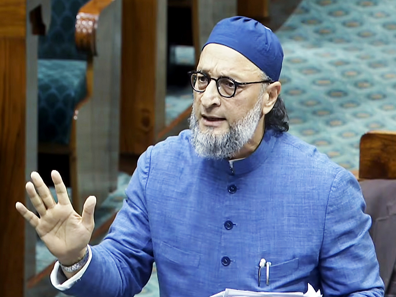 AIMIM chief and Lok Sabha MP Asaduddin Owaisi (FilePhoto/ANI)