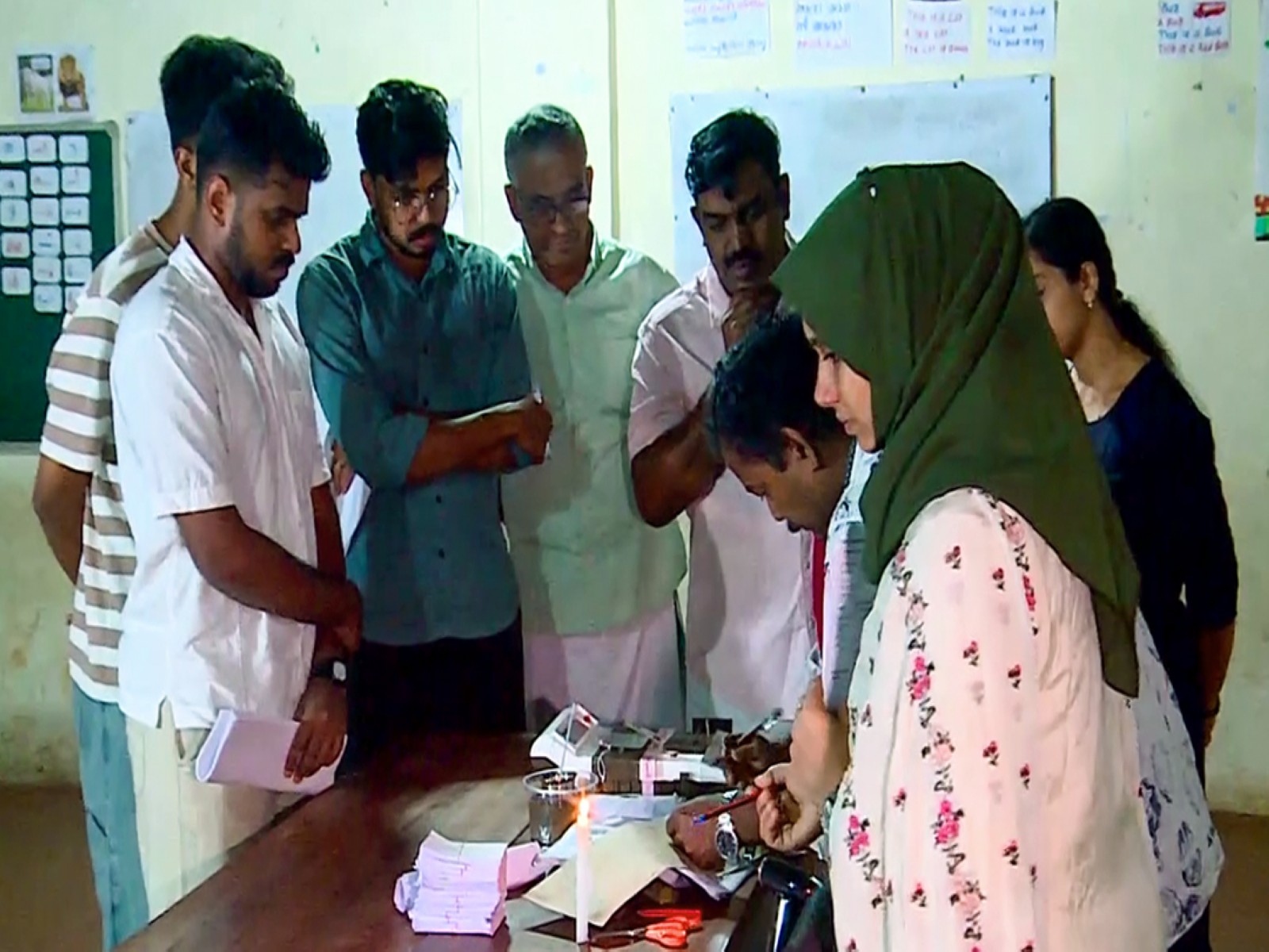 Voters exercise franchise in Local body polls (File Photo/ANI)