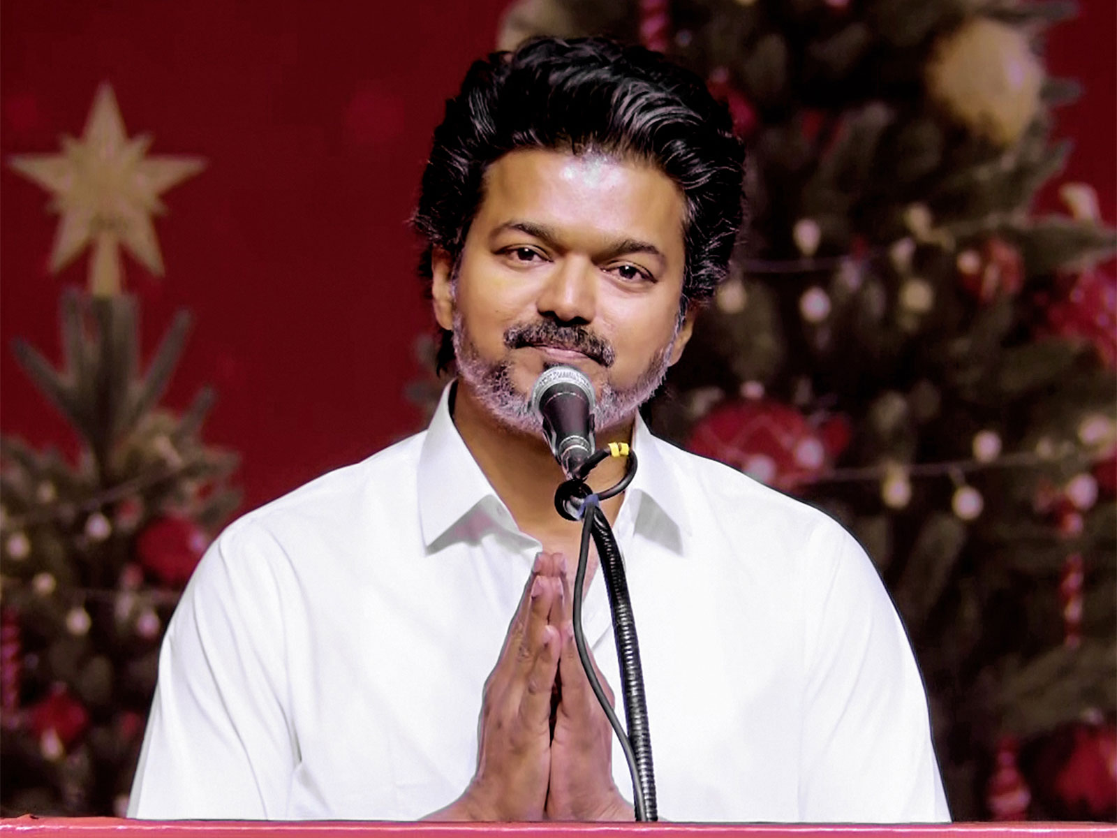 Tamilaga Vettri Kazhagam (TVK) chief Vijay (File Photo/ANI)