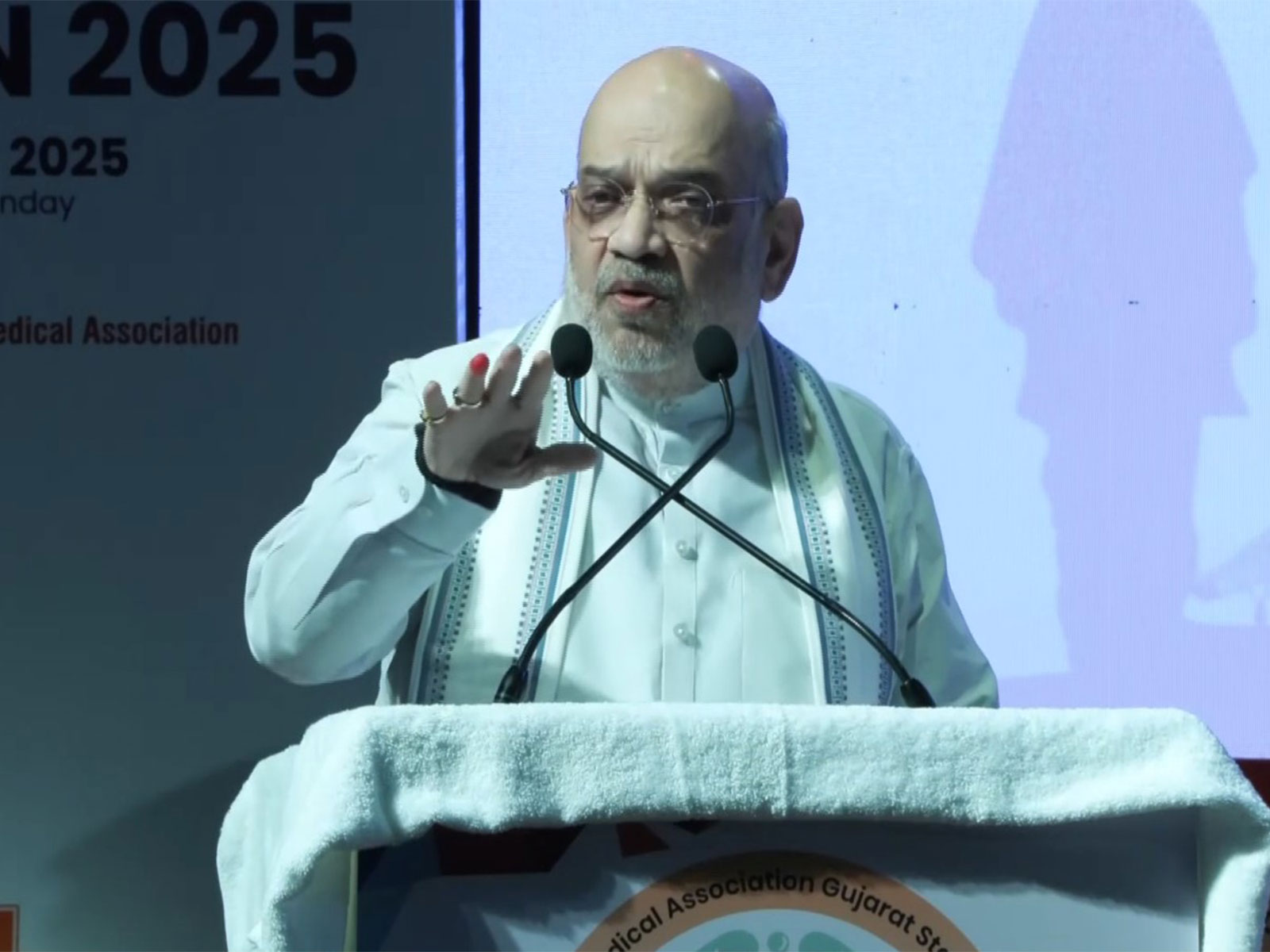 Union Home Minister Amit Shah at All India Medical Conference(Photo/ANI)
