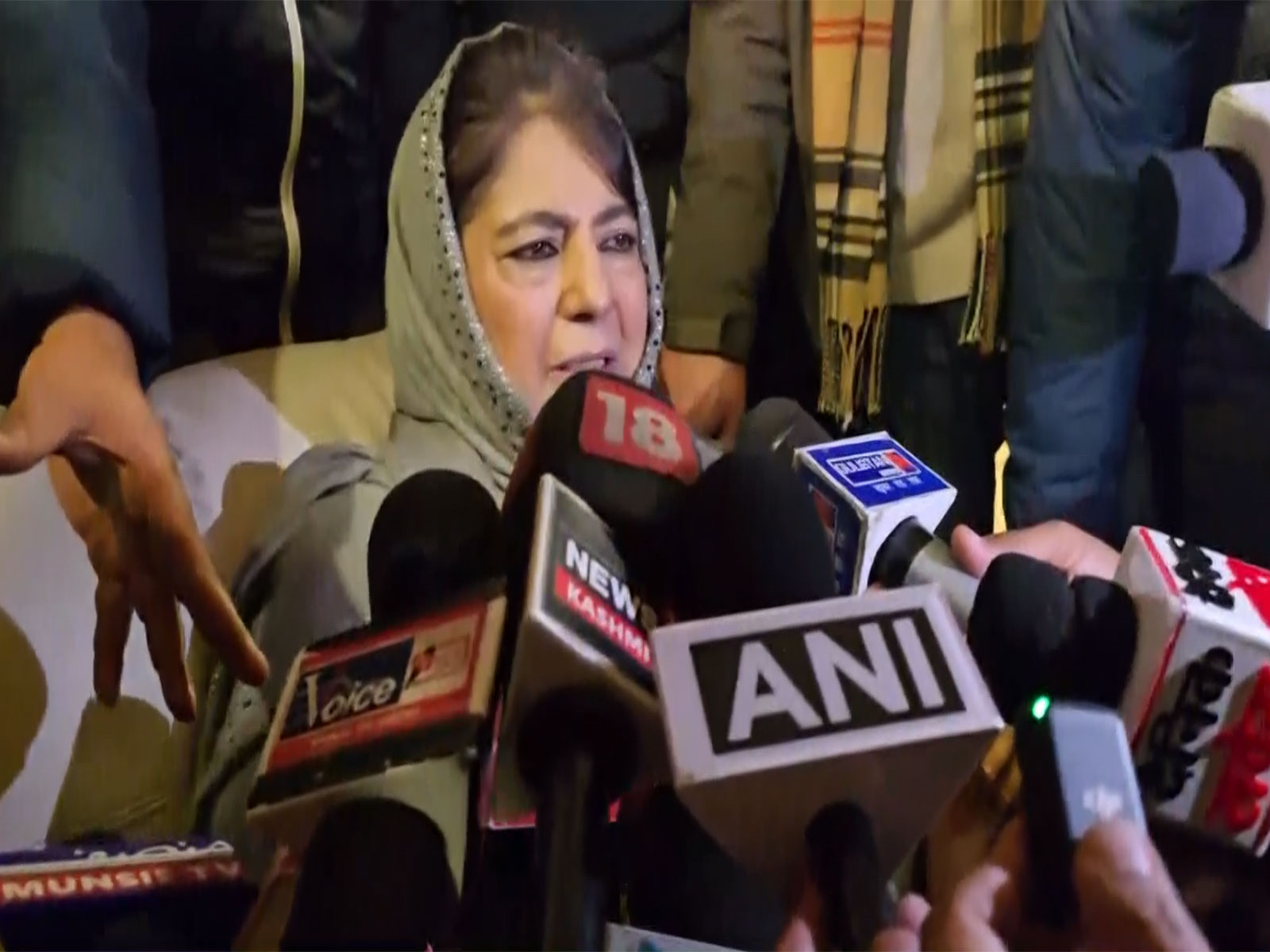 PDP chief Mehbooba Mufti. (Photo/ANI)
