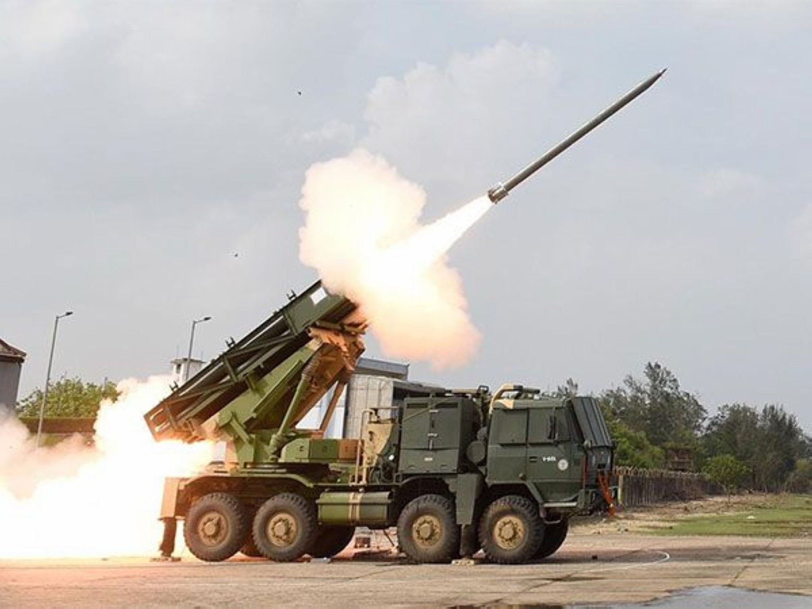 Pinaka Rocket Guided Missile system (Photo/ANI)