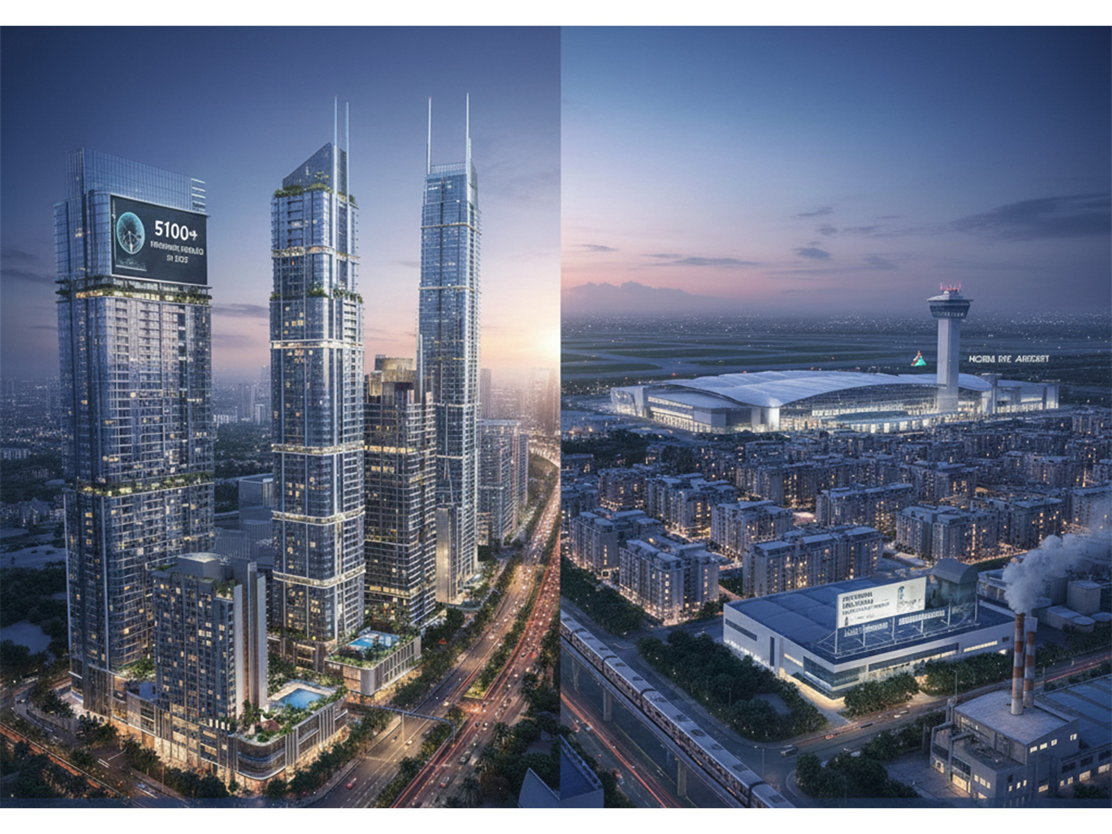 Delhi-NCR’s real estate market in 2025 saw balanced growth, led by luxury demand in Gurugram and infrastructure-driven momentum in Noida–Greater Noida