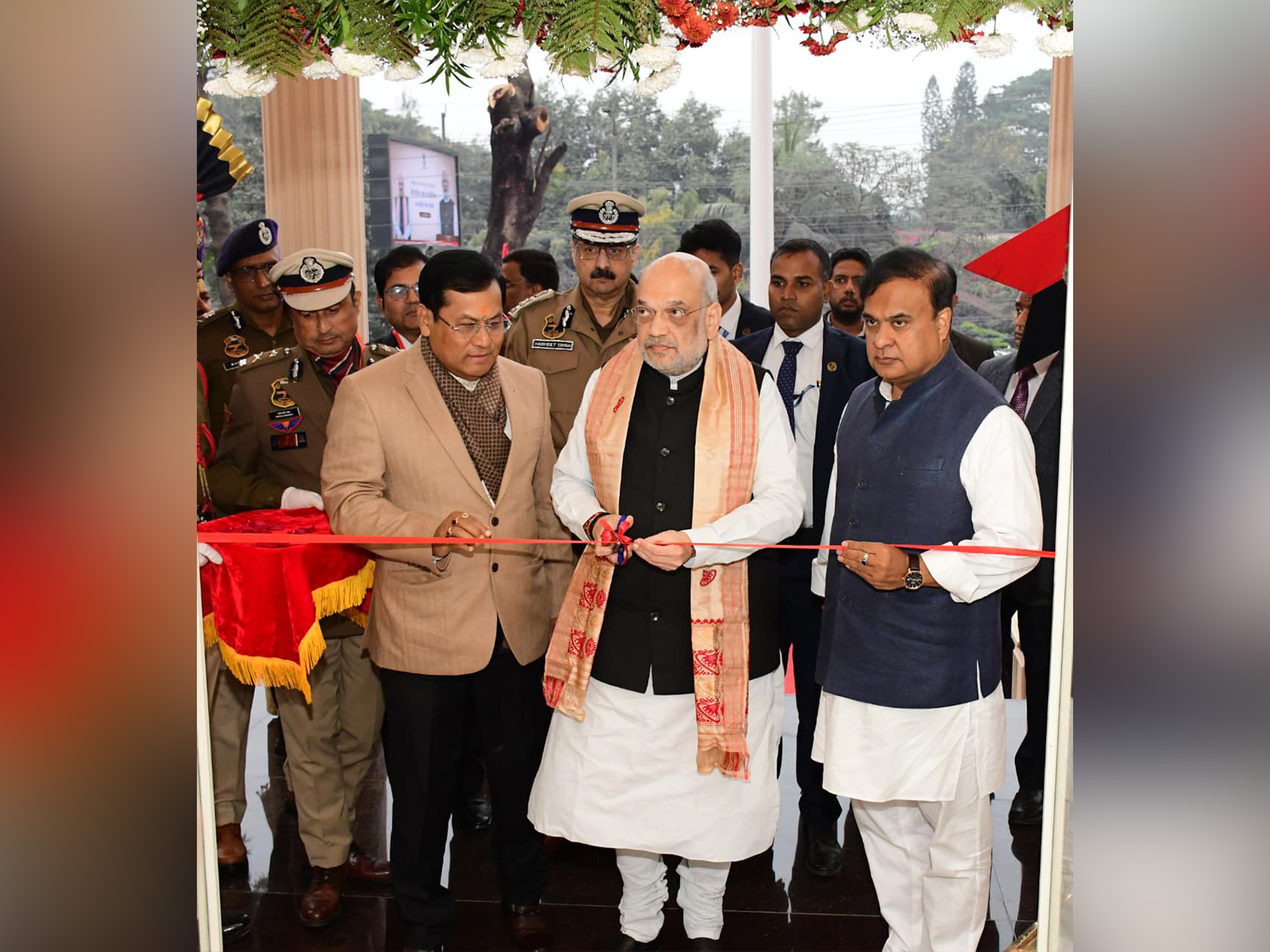 Amit Shah inaugurates ‘Srimanta Sankardeva Abirbhav Kshetra’ at Batadrava (Photo/Assam CMO)